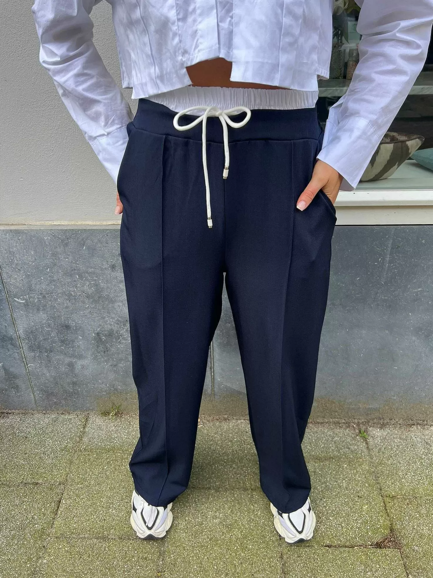 LOF Boutique Broeken>Alexis Pantalon Navy