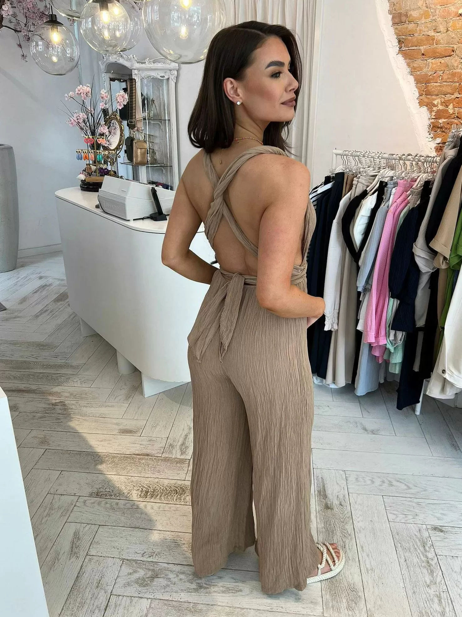 LOF Boutique Jumpsuits>Annabel Jumpsuit Camel