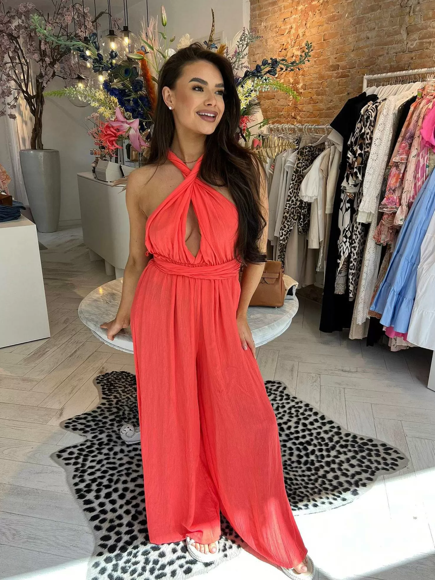 LOF Boutique Jumpsuits>Annabel Jumpsuit Coral