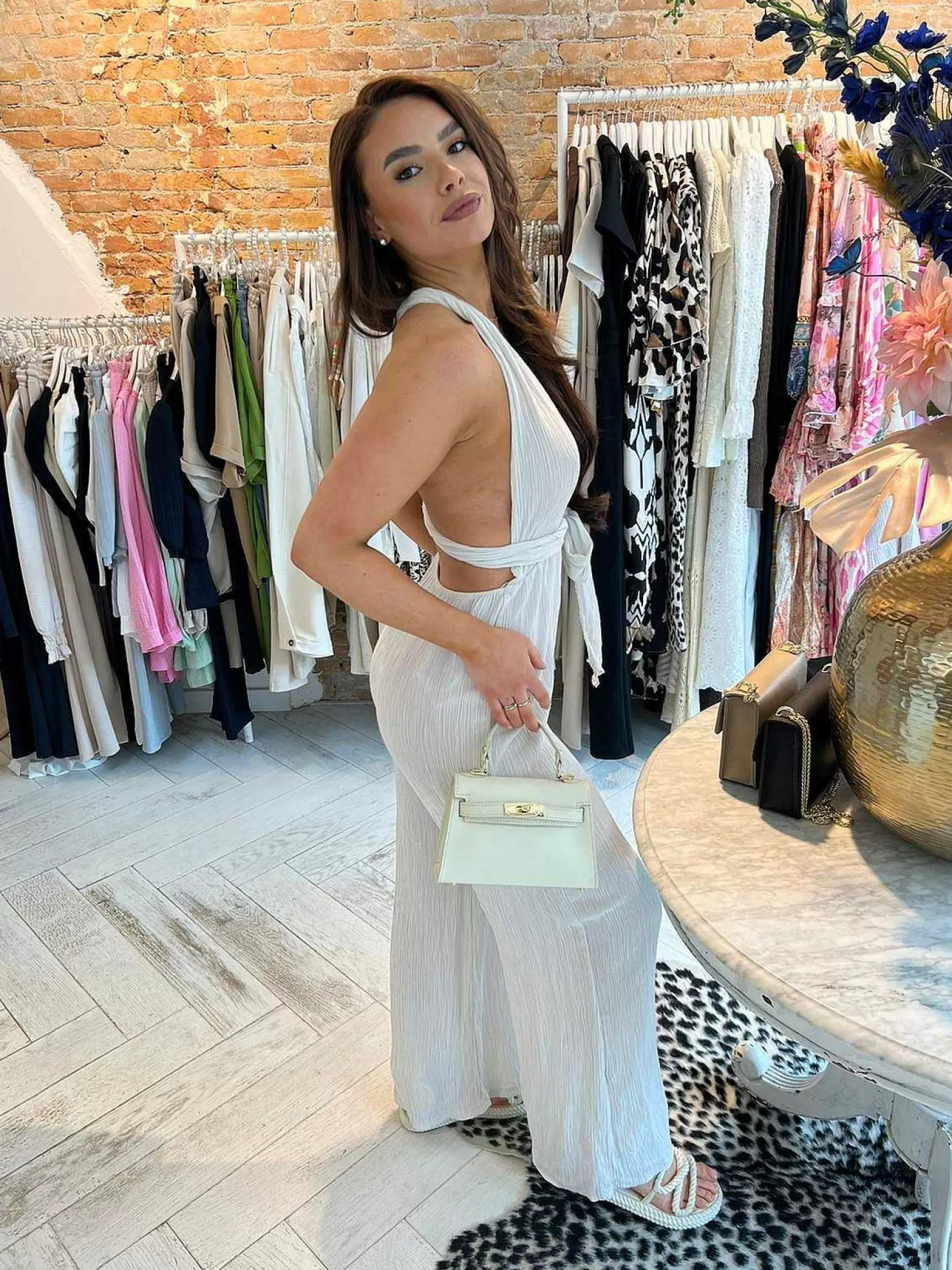 LOF Boutique Jumpsuits>Annabel Jumpsuit Off White