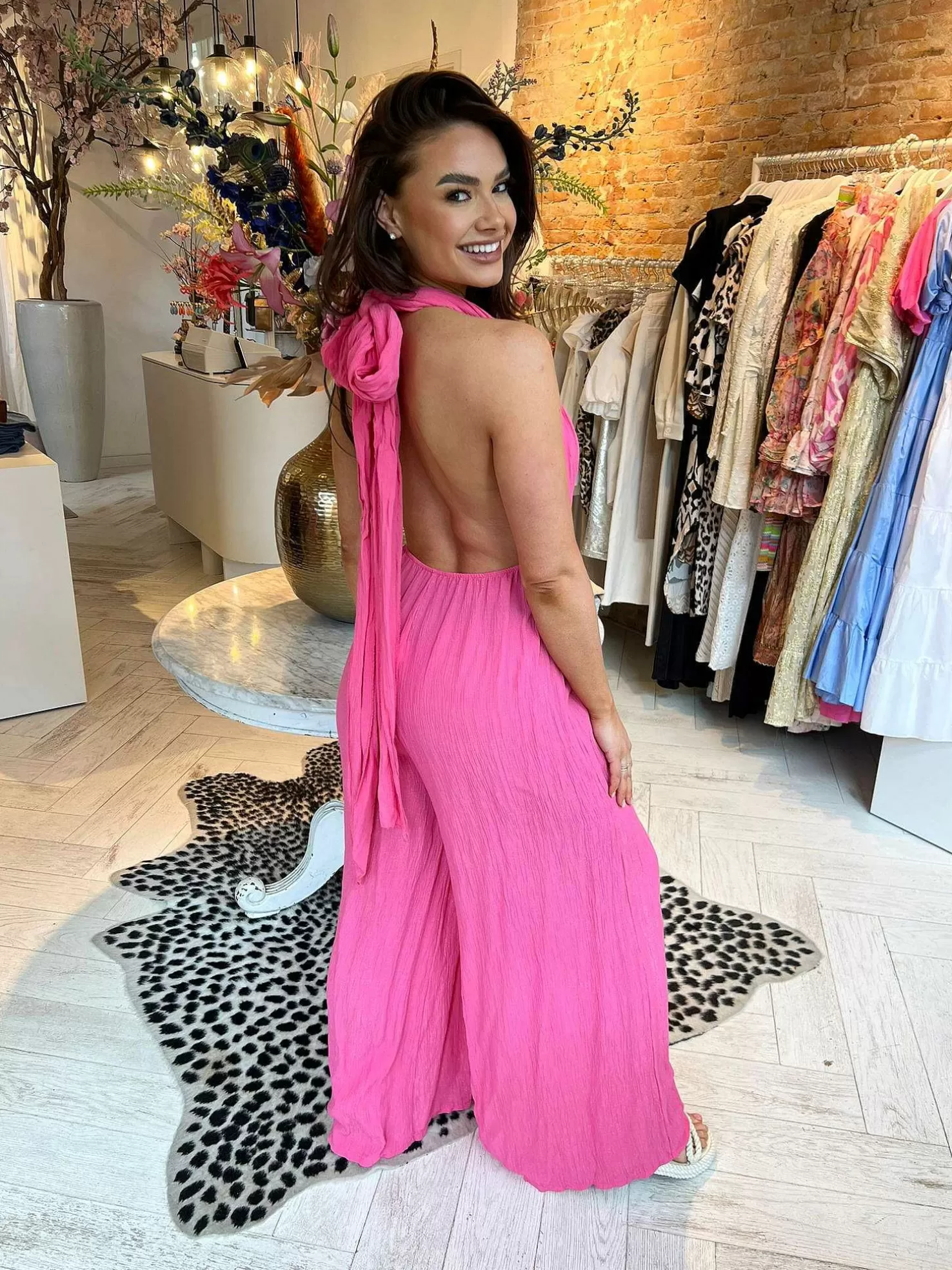 LOF Boutique Jumpsuits>Annabel Jumpsuit Pink