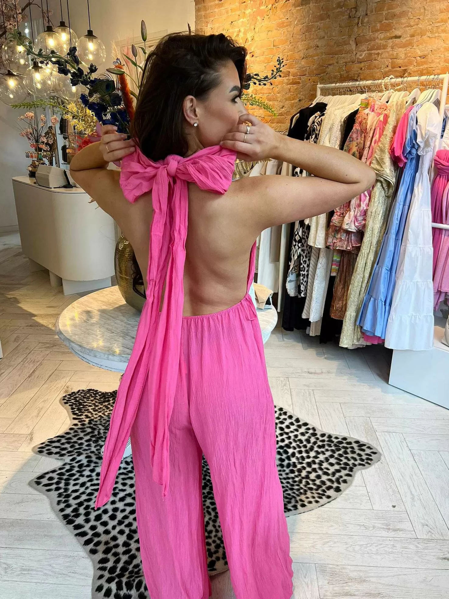 LOF Boutique Jumpsuits>Annabel Jumpsuit Pink