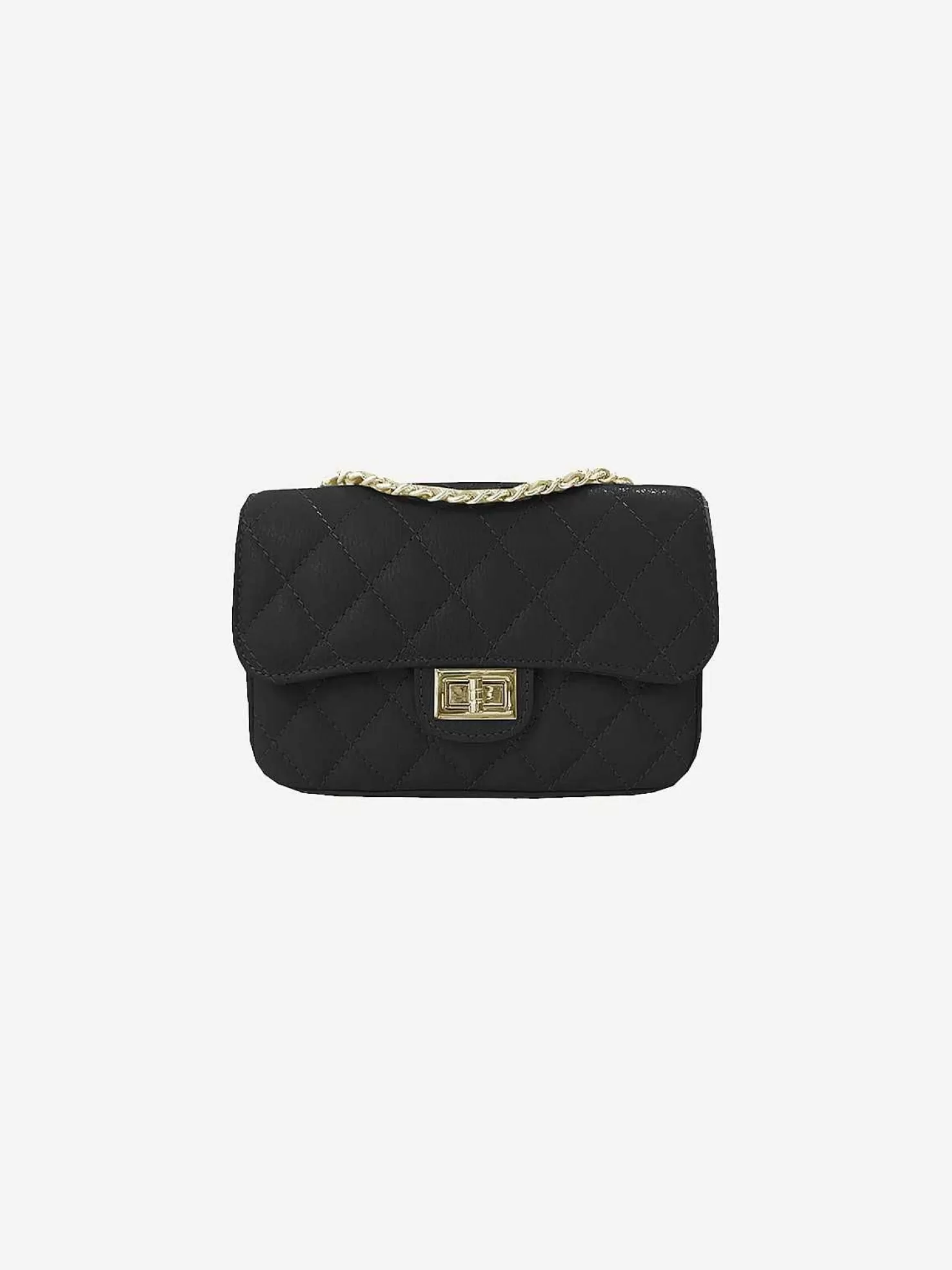 LOF Boutique Tassen>Audrey Bag Small Black & Gold