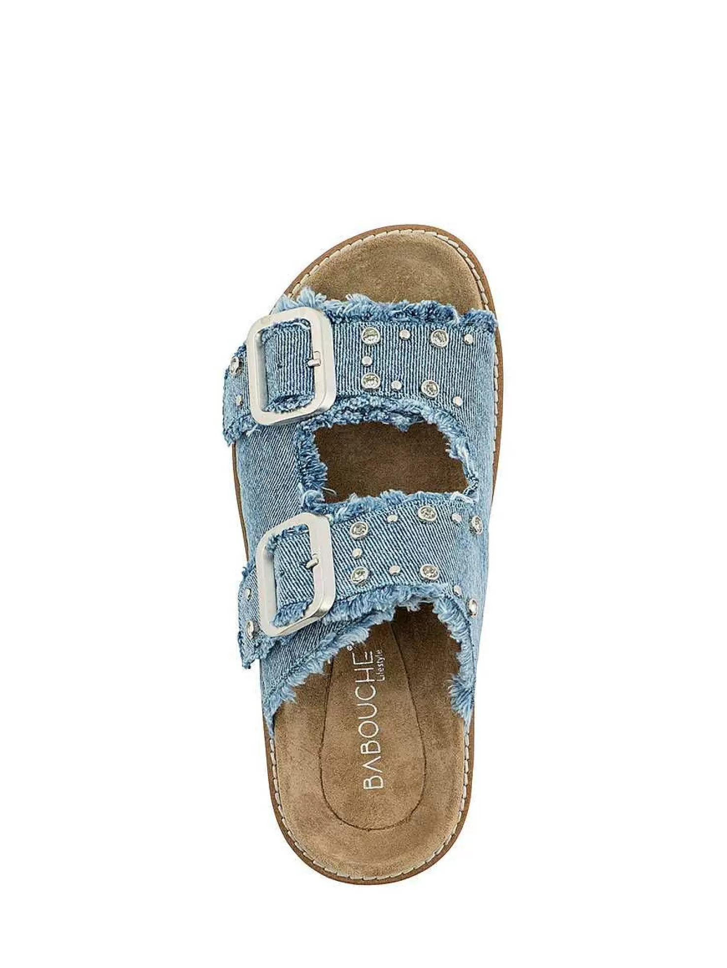 LOF Boutique Sandalen & Slippers>Babouche Dina Slipper Destroyed Jeans