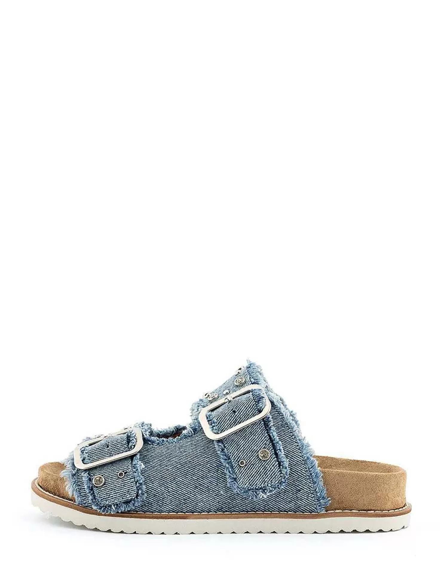 LOF Boutique Sandalen & Slippers>Babouche Dina Slipper Destroyed Jeans
