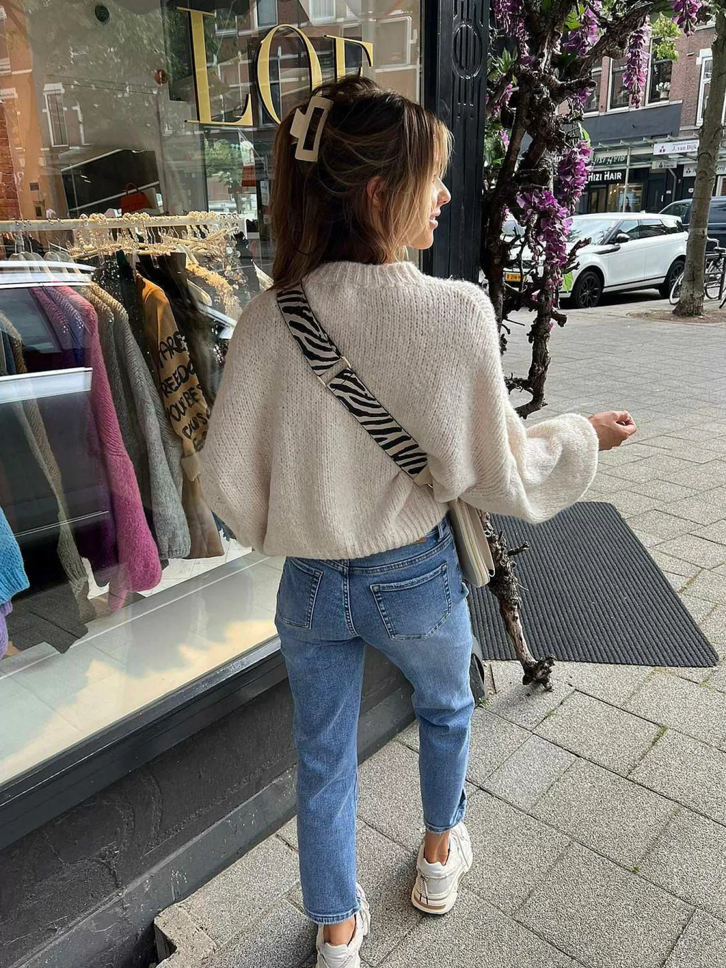 LOF Boutique Riemen>Bag Strap Zebra Beige