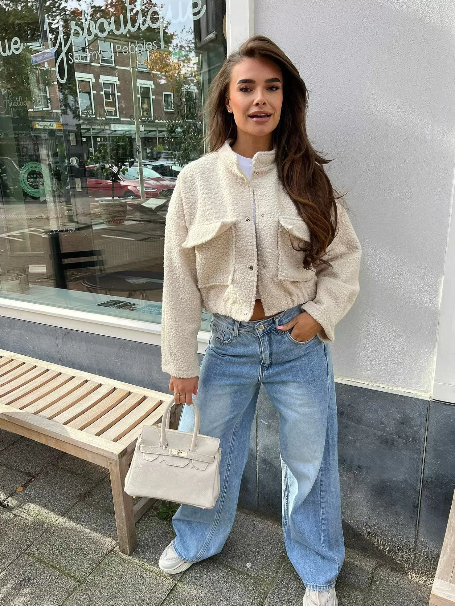 LOF Boutique Broeken>Baggy Wide Fit Jeans