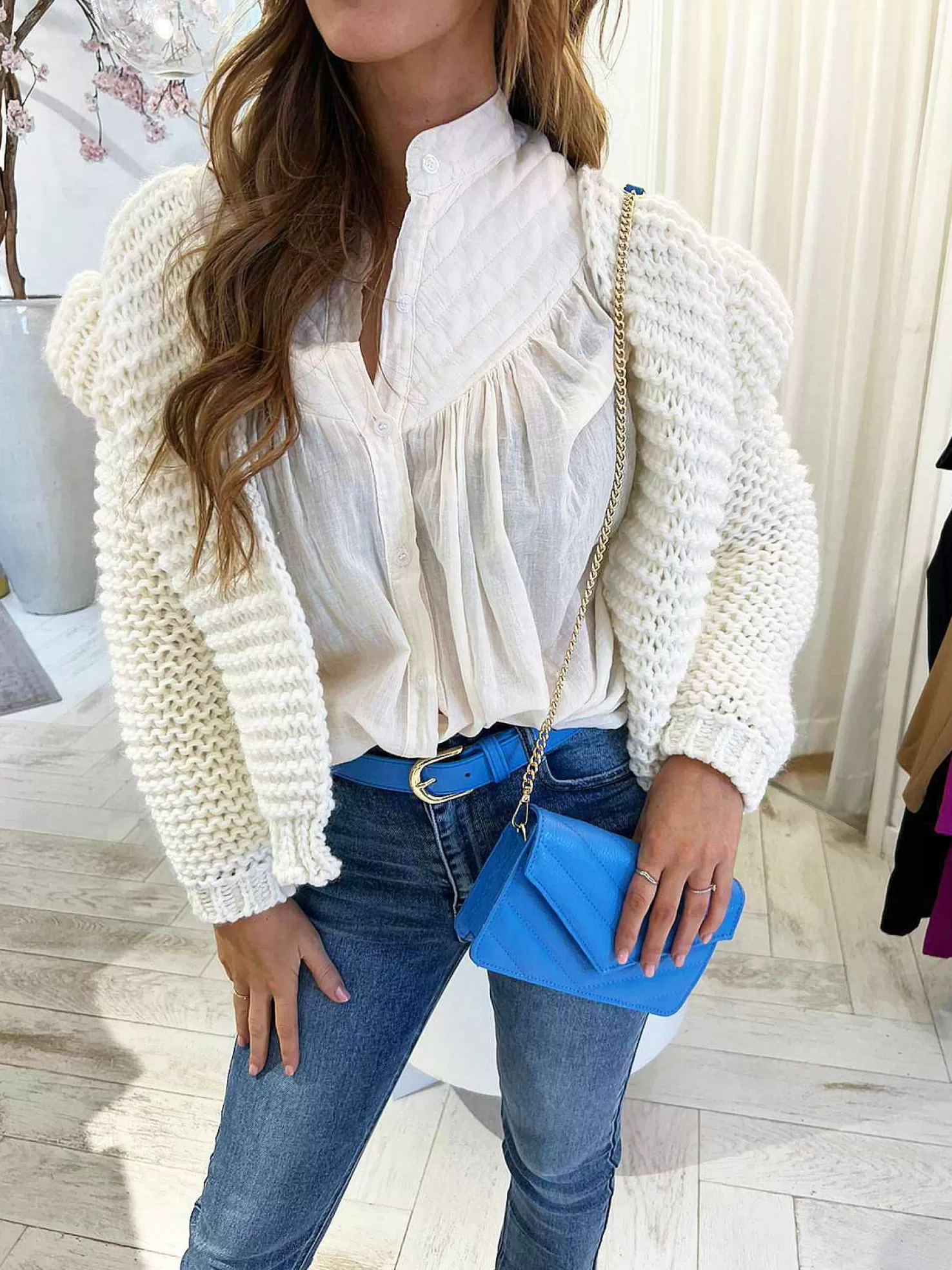 LOF Boutique Riemen>Basic Belt Blue