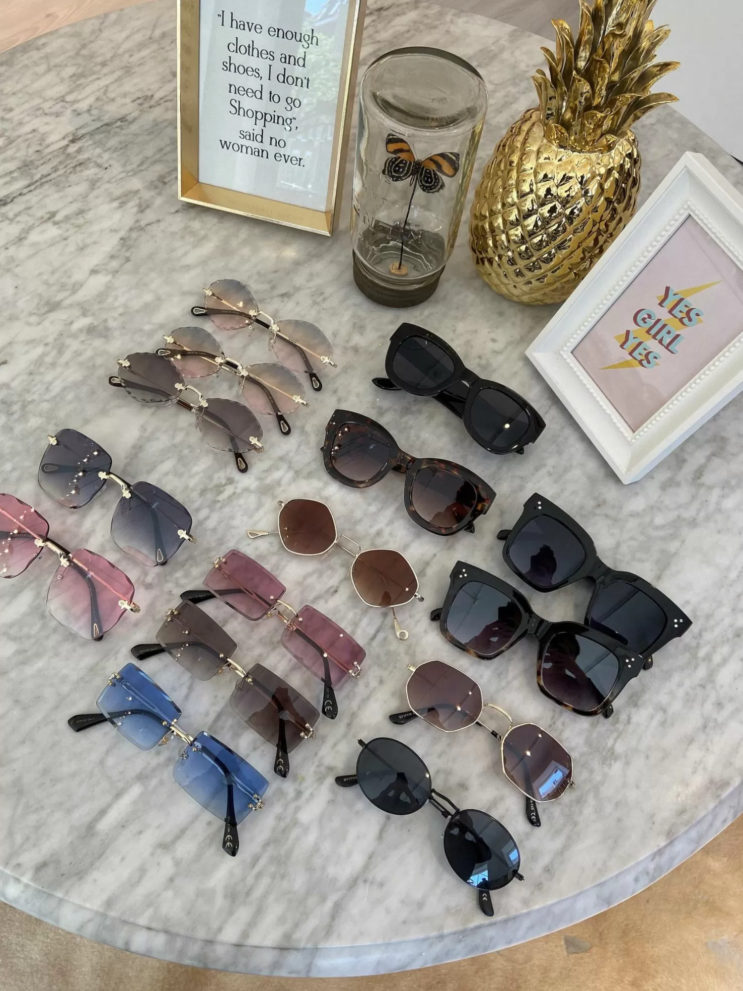 LOF Boutique Zonnebrillen>Basic Sunglasses Black