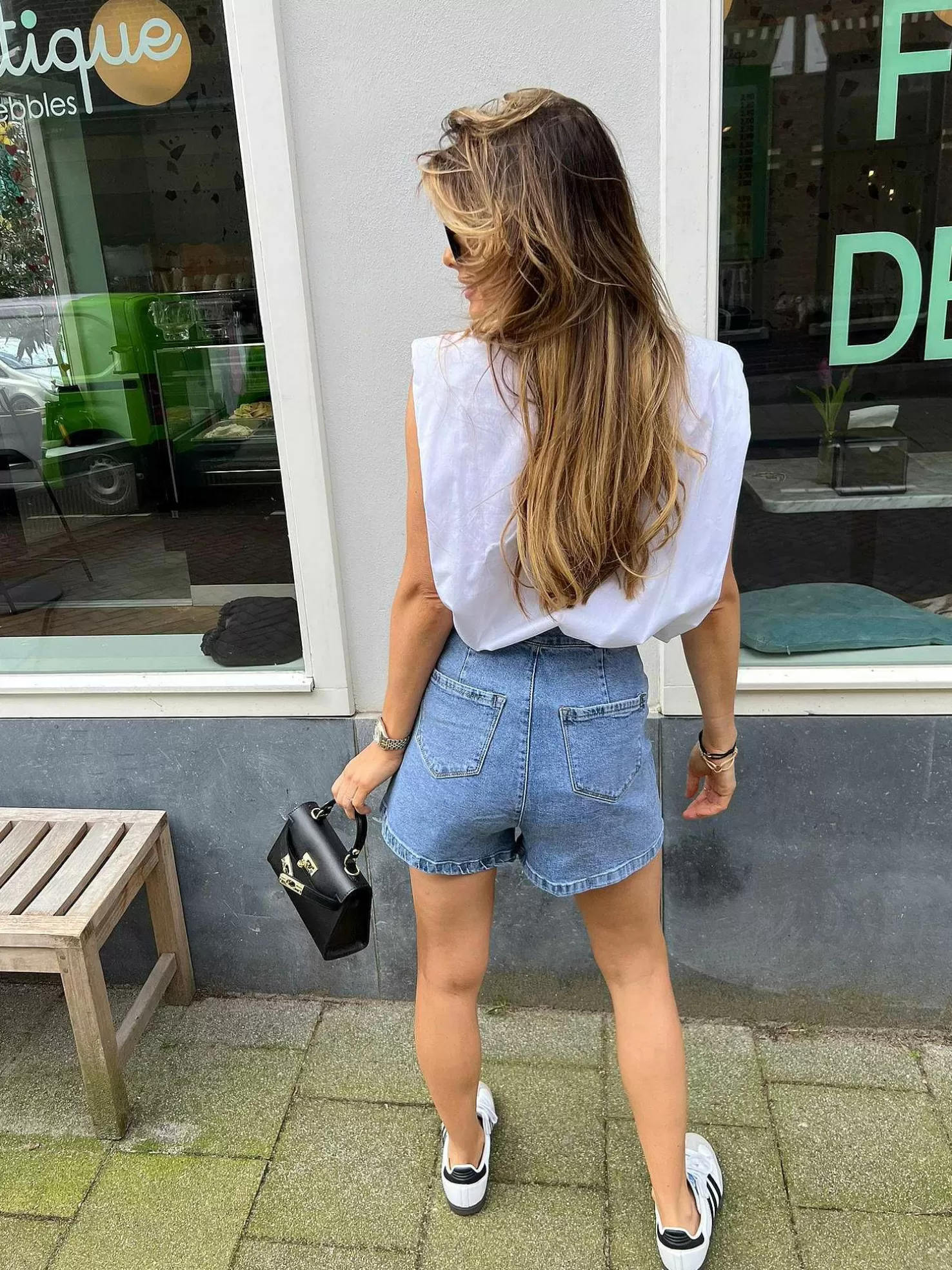 LOF Boutique Shorts>Bibi Denim Short