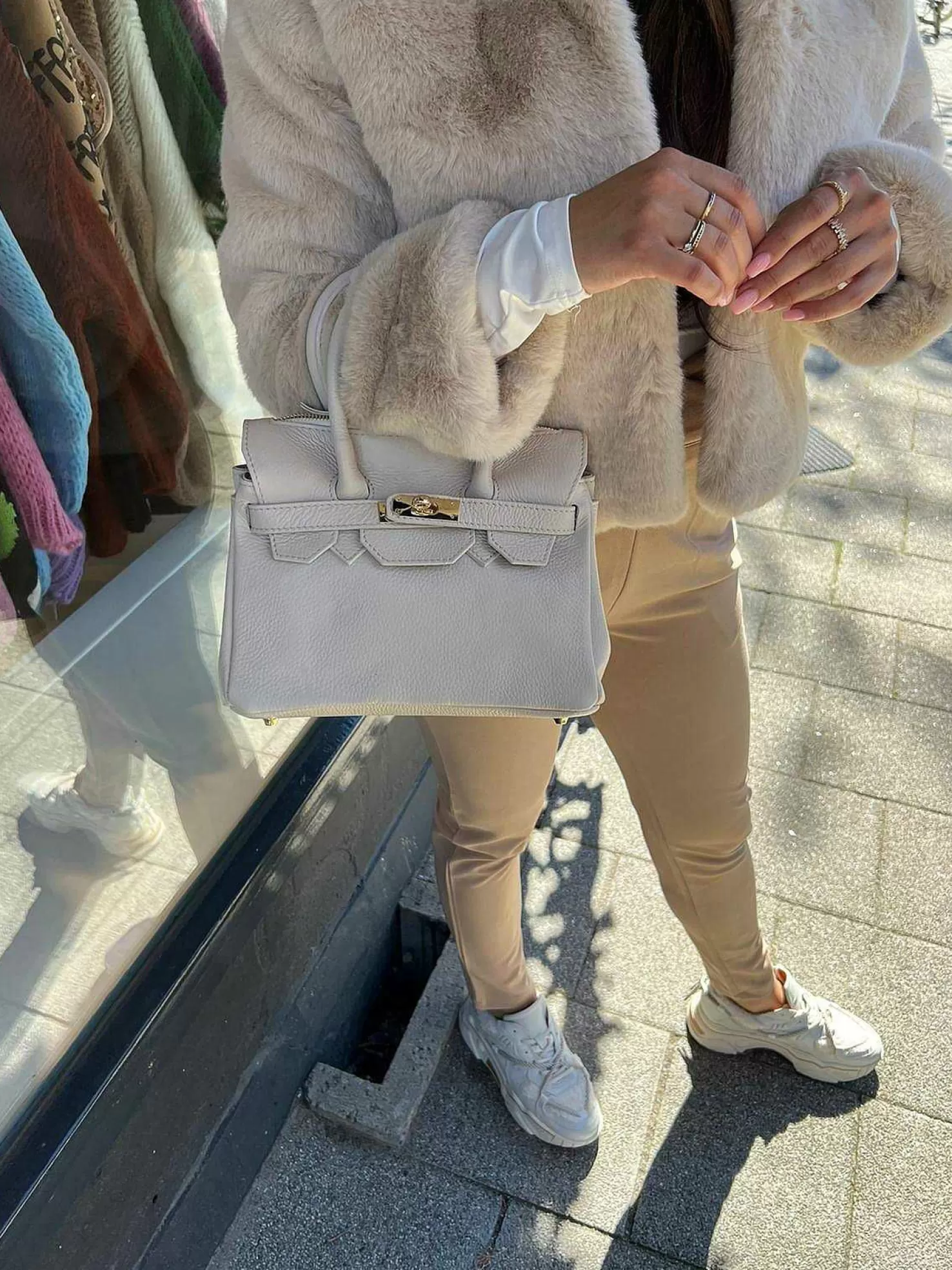 LOF Boutique Tassen>Birdie Classic Bag Beige