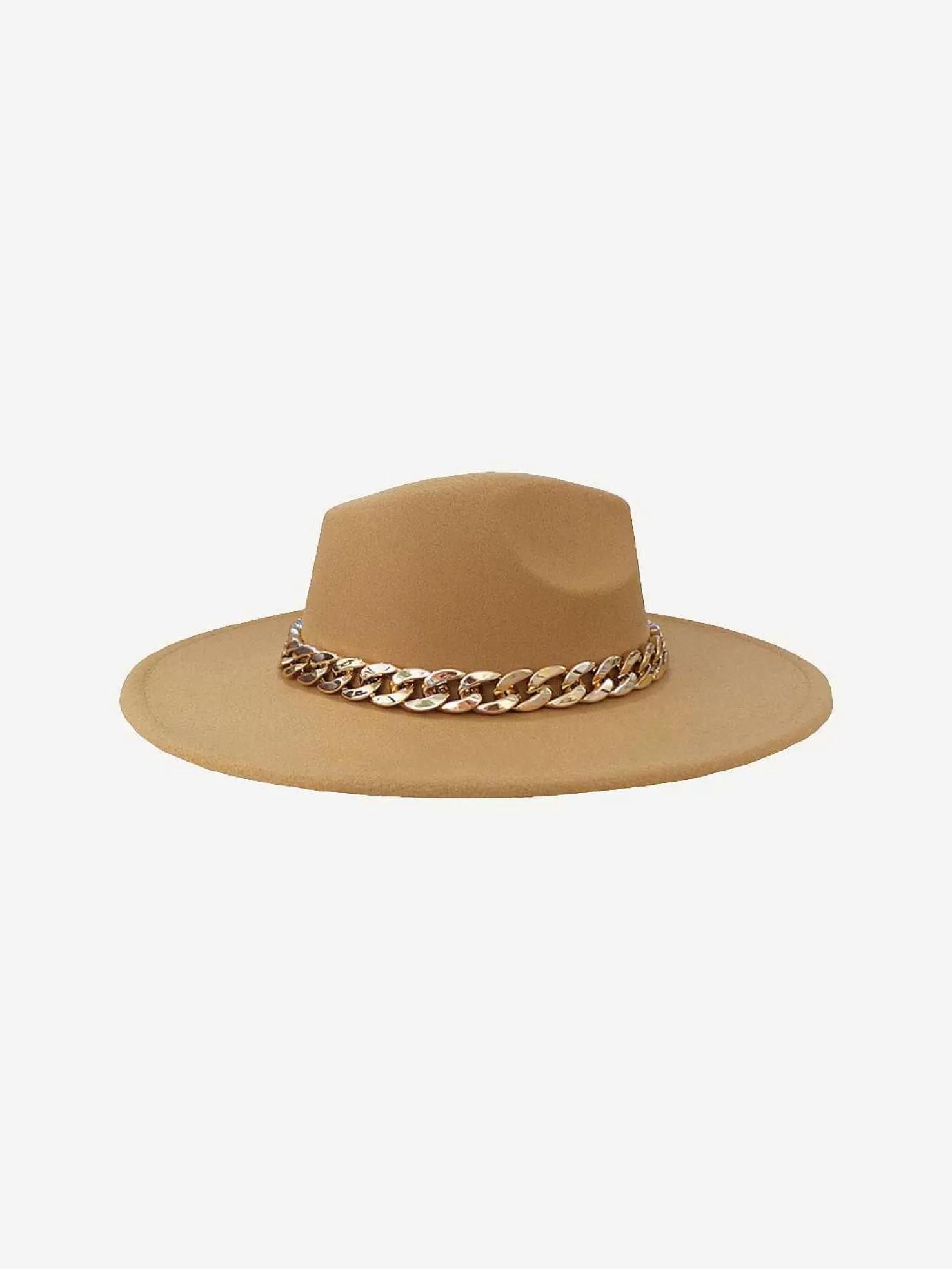 LOF Boutique Hoeden & Caps>Chain Hat Camel