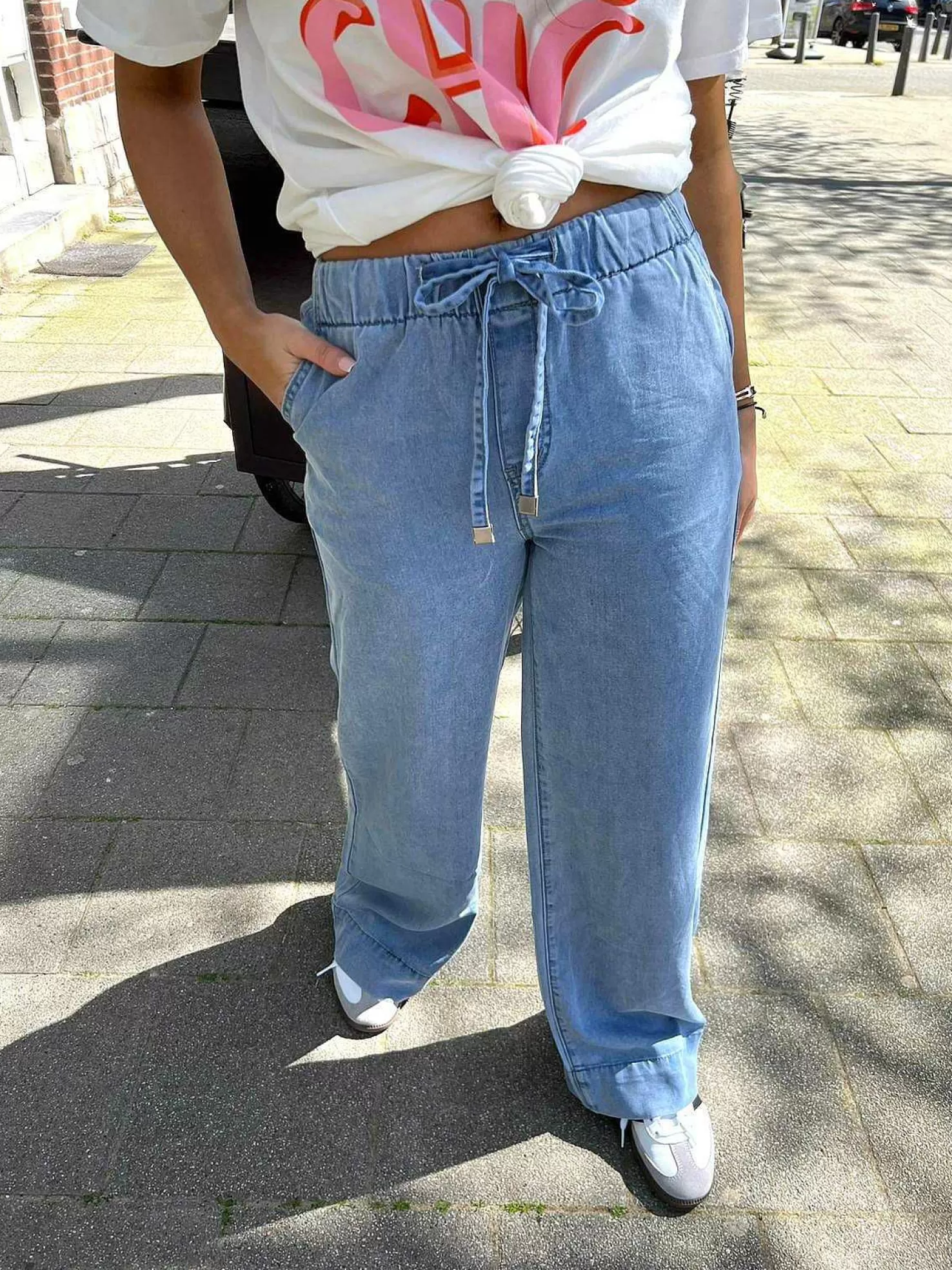 LOF Boutique Broeken>Charlie Wide Fit Stretch Jeans