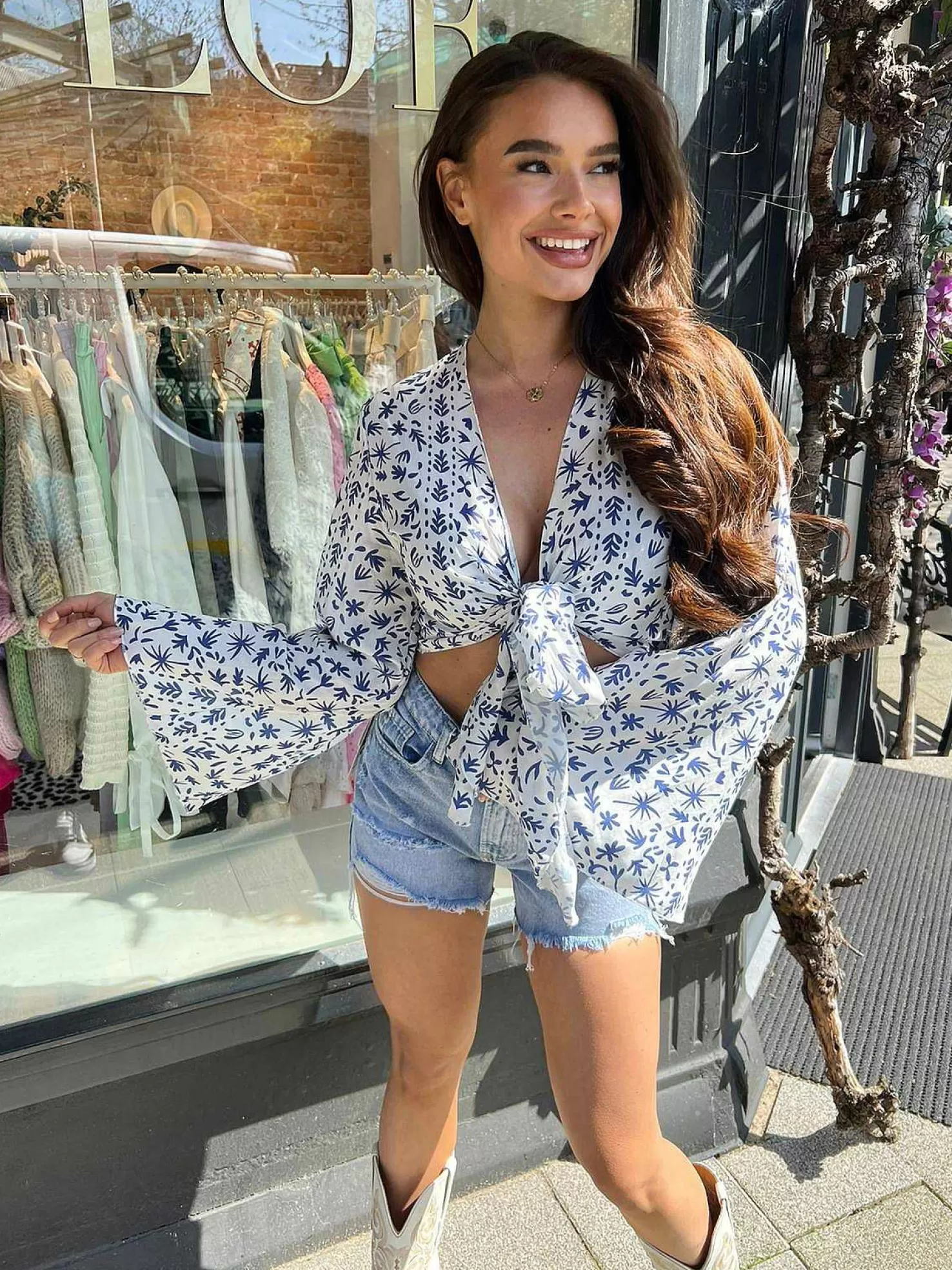 LOF Boutique Shorts>Demi Denim Short