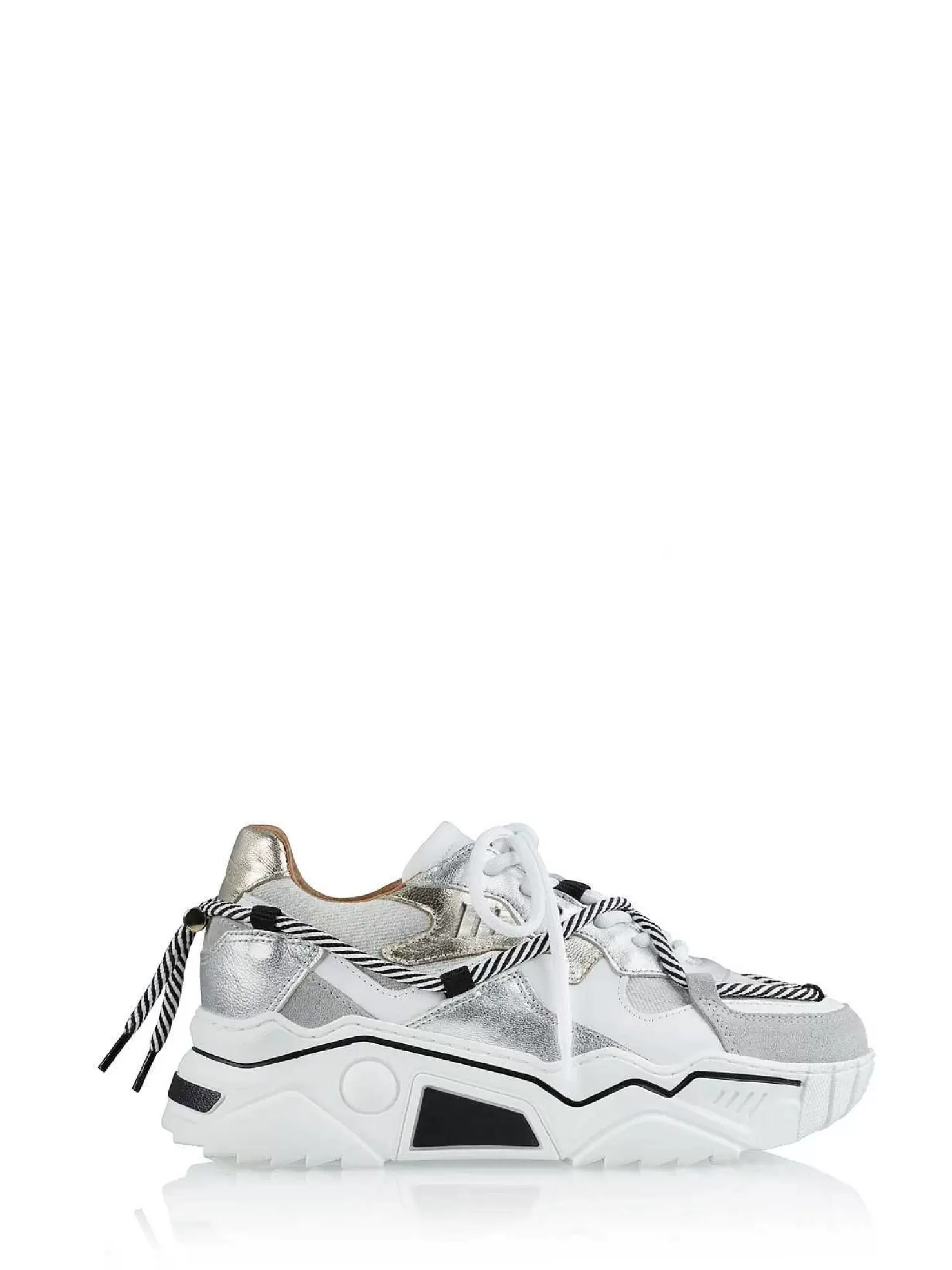 LOF Boutique Sneakers>Dwrs Jupiter Sneakers Silver & Gold
