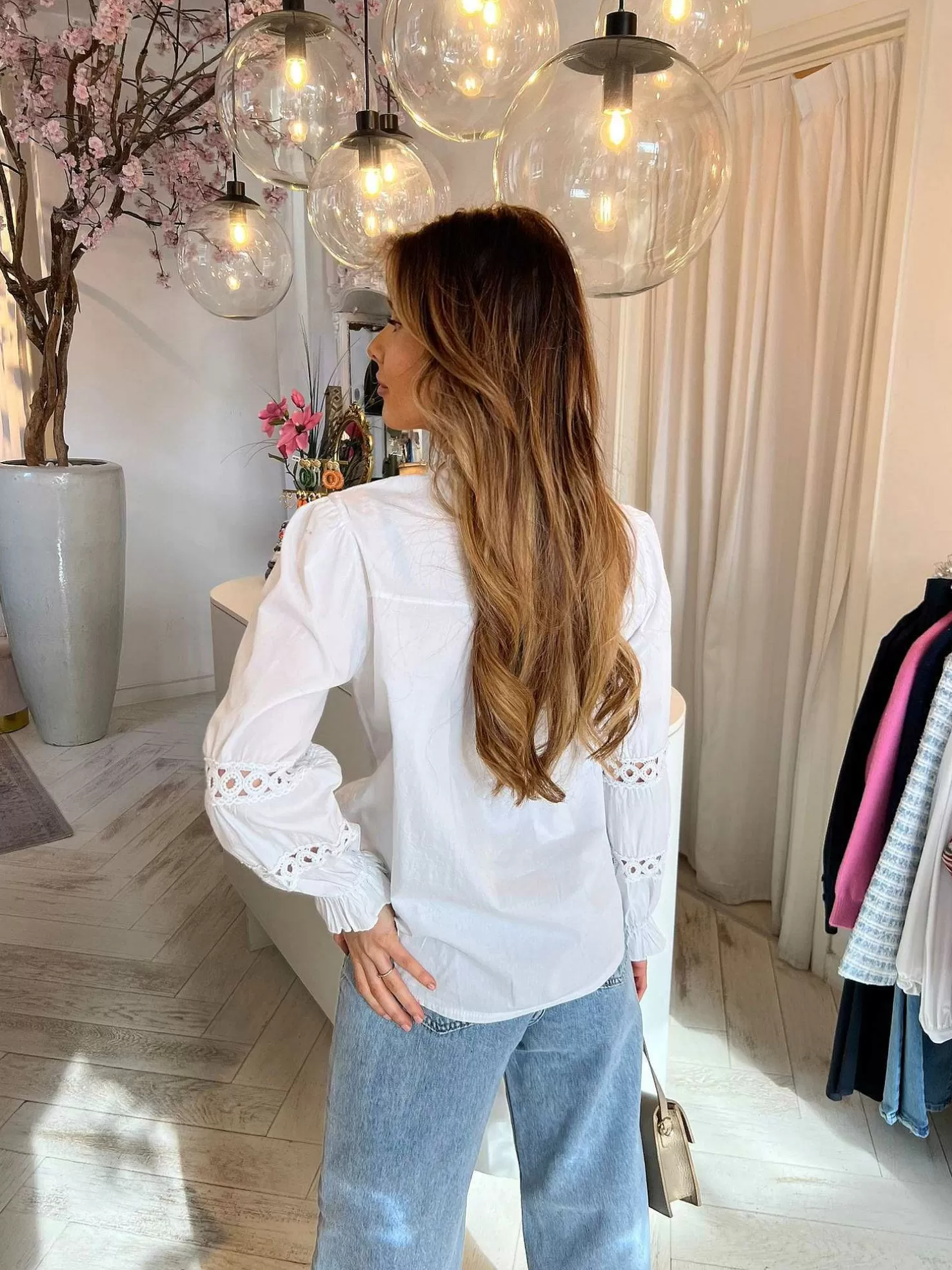 LOF Boutique Tops & Blousjes>Eline Blouse Off White