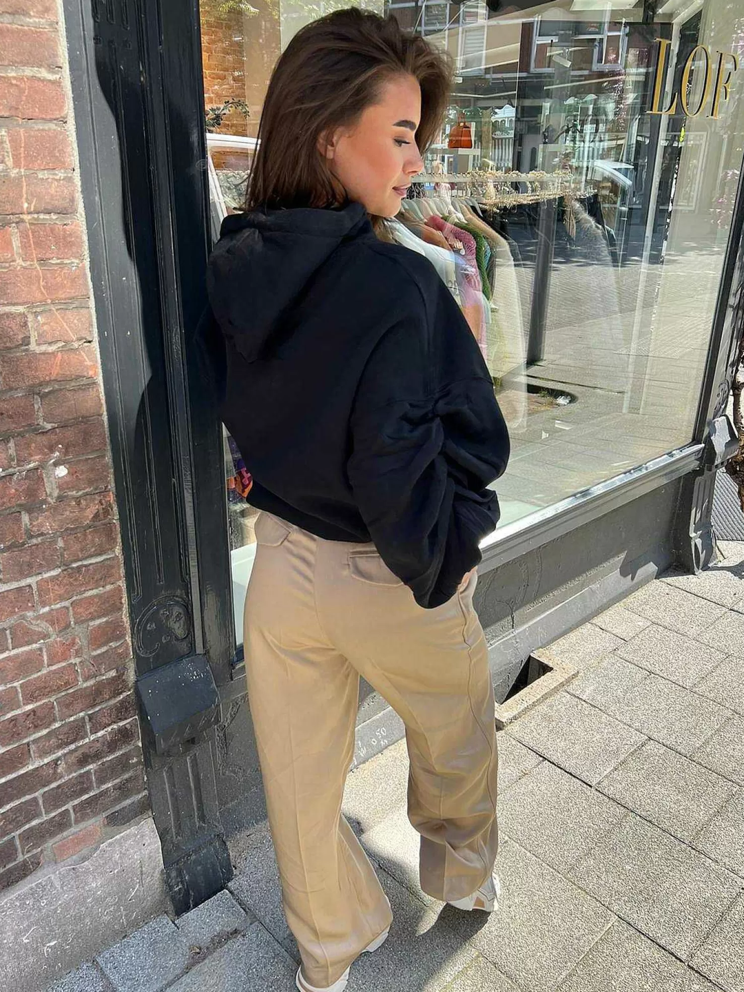 LOF Boutique Broeken>Elise Pantalon Camel