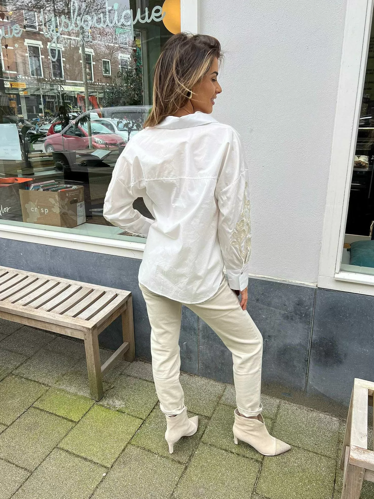 LOF Boutique Tops & Blousjes>Eveline Blouse White