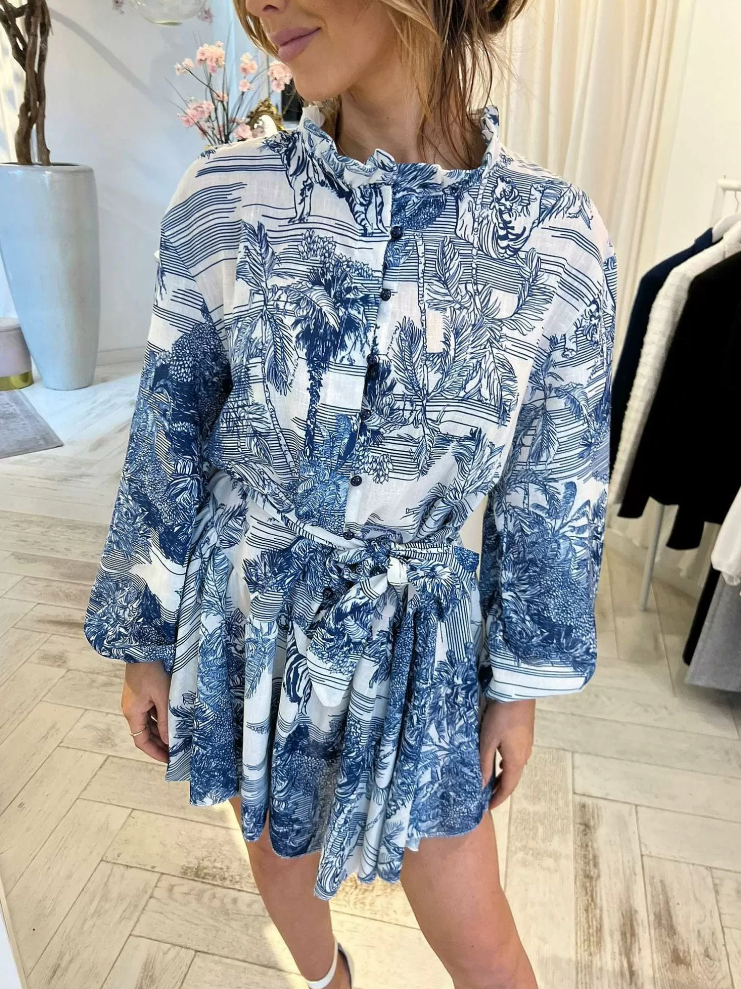 LOF Boutique Jurken>Fenna Inspired Dress Navy