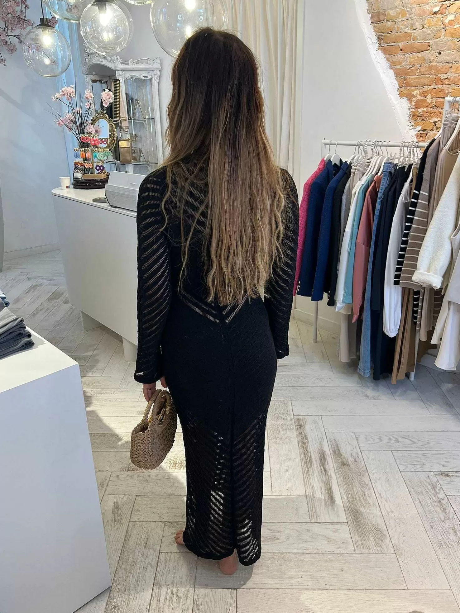 LOF Boutique Jurken>Fleau Maxi Dress Black