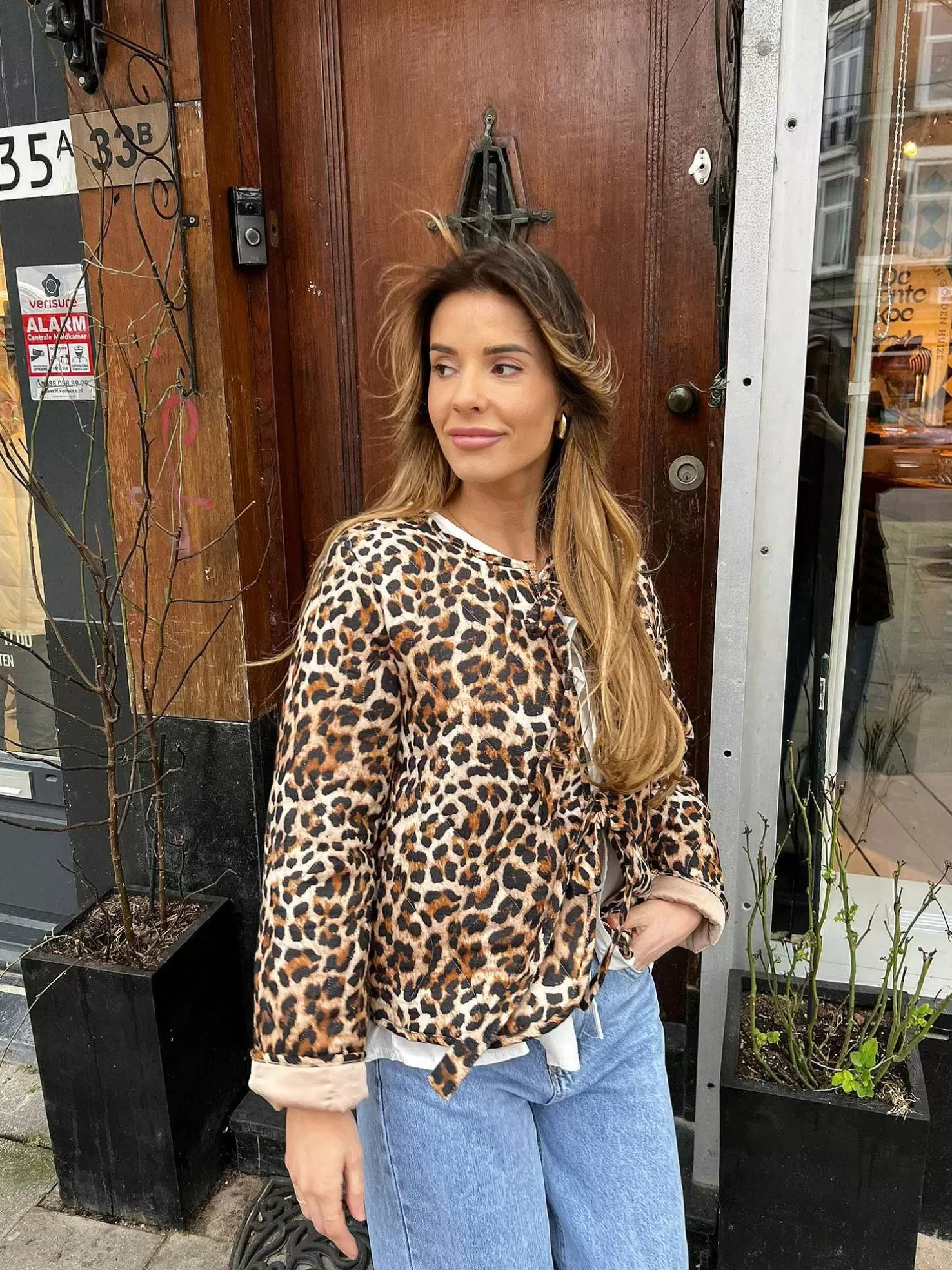 LOF Boutique Jassen>Gael Bow Jacket Leo
