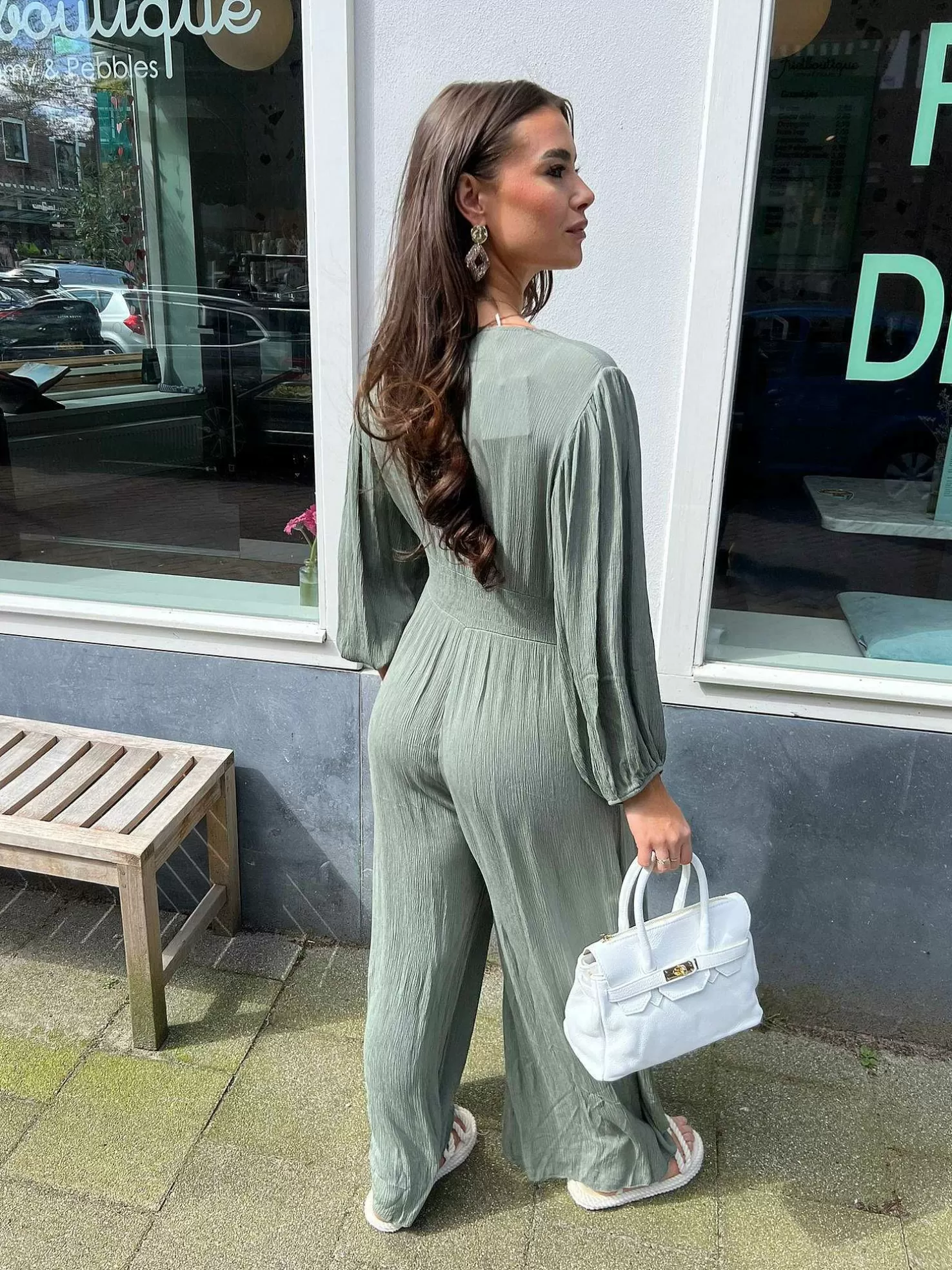 LOF Boutique Jumpsuits>Indi Jumpsuit Army