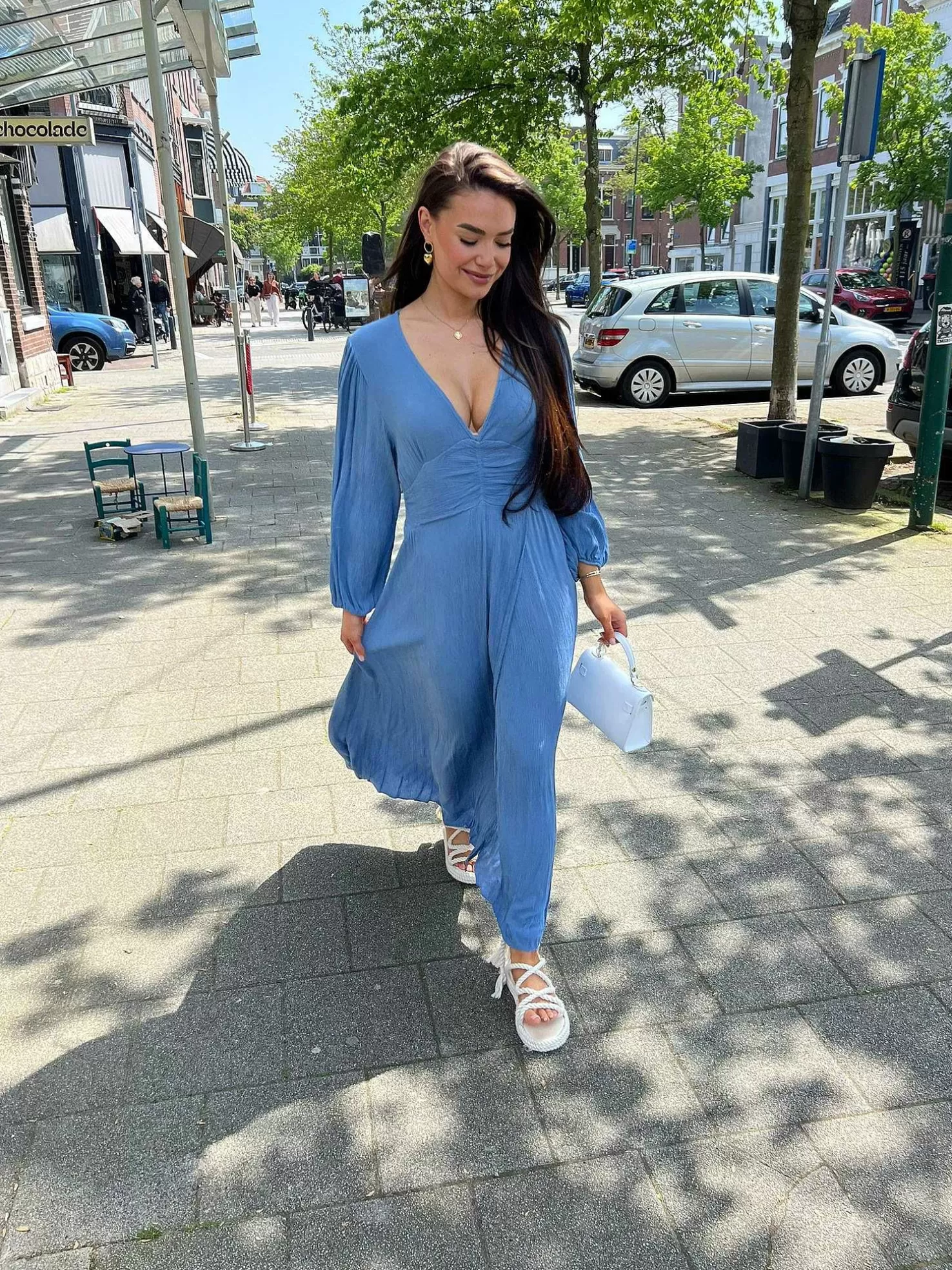 LOF Boutique Jurken>Indi Maxi Dress Blue