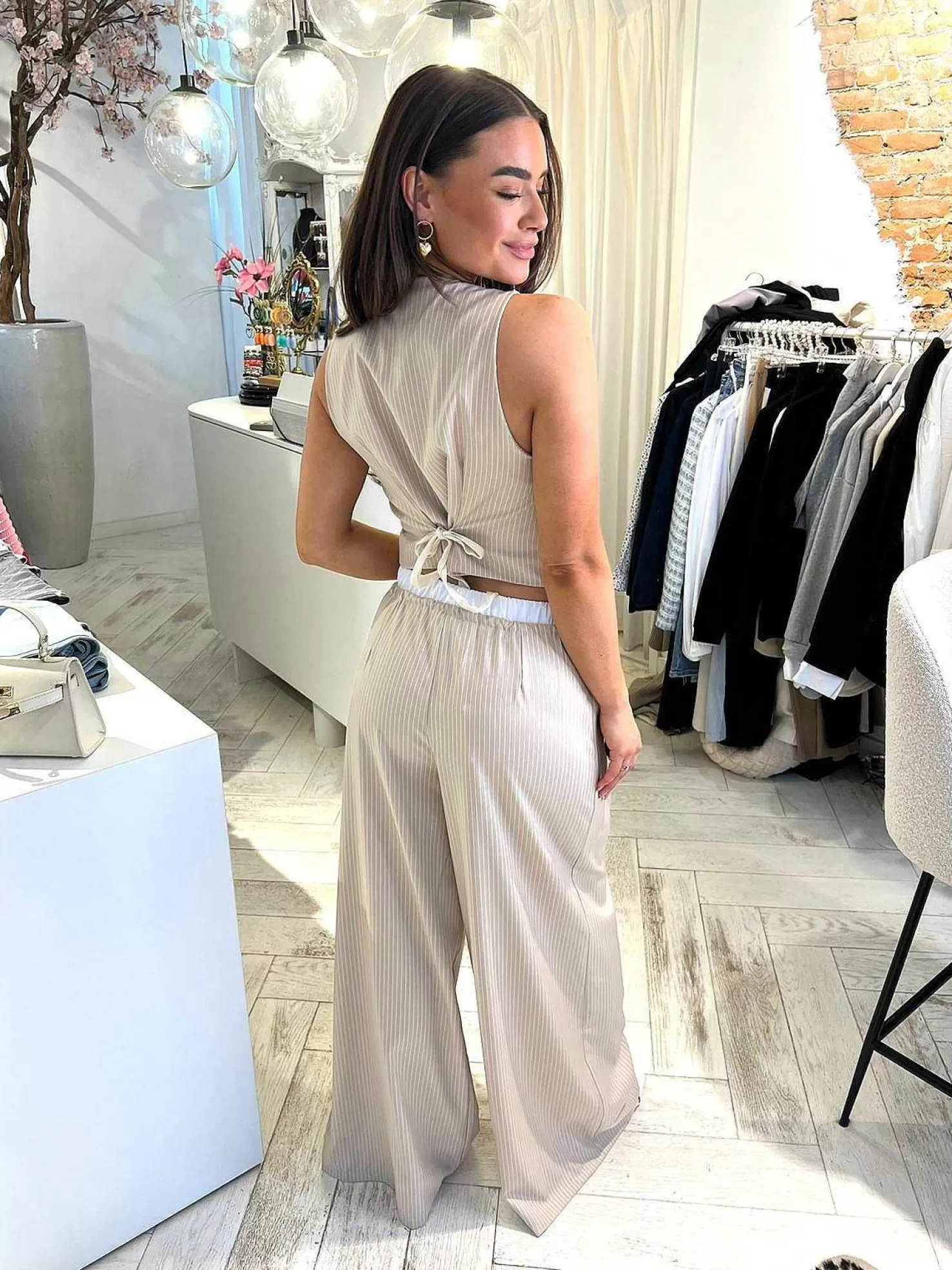 LOF Boutique Broeken>Indy Pantalon Beige