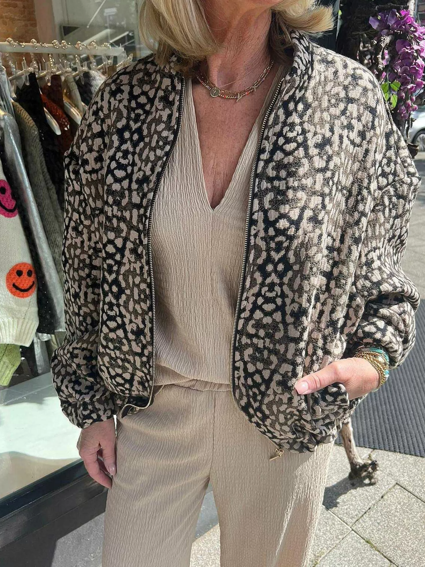LOF Boutique Jassen>Jackie Print Jacket