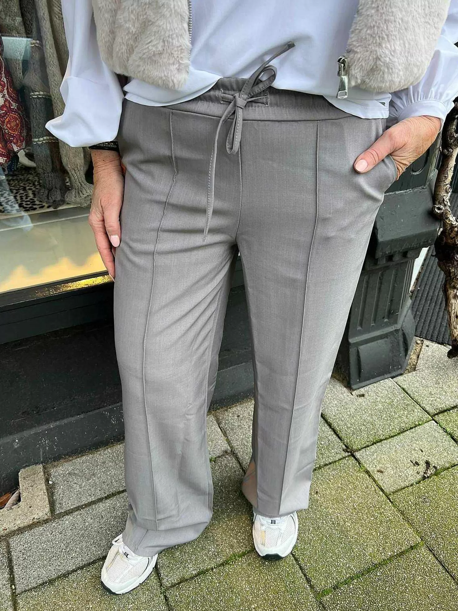 LOF Boutique Broeken>Jaimie Pantalon Grey