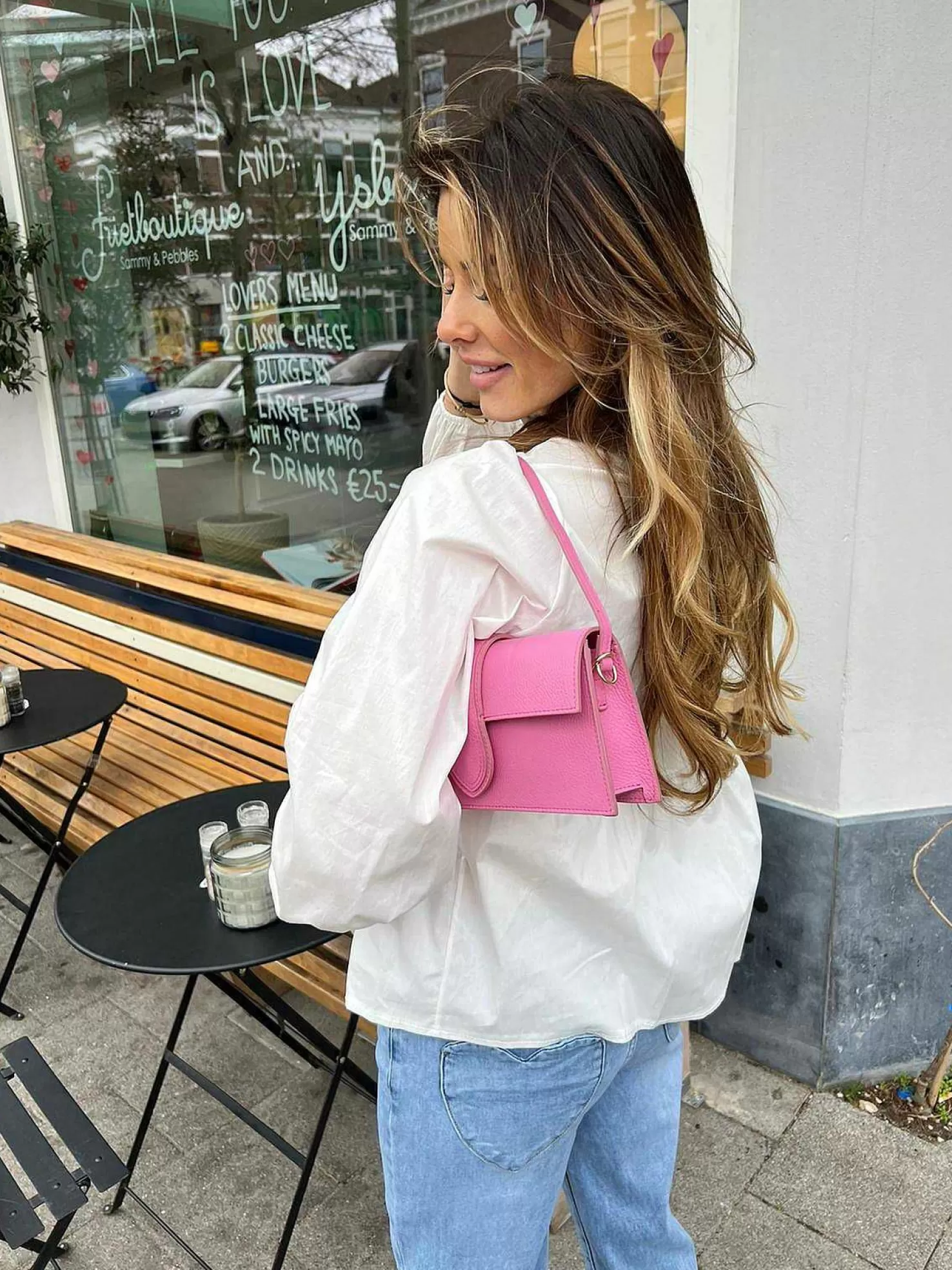 LOF Boutique Tassen>Jasmine Bag Pink