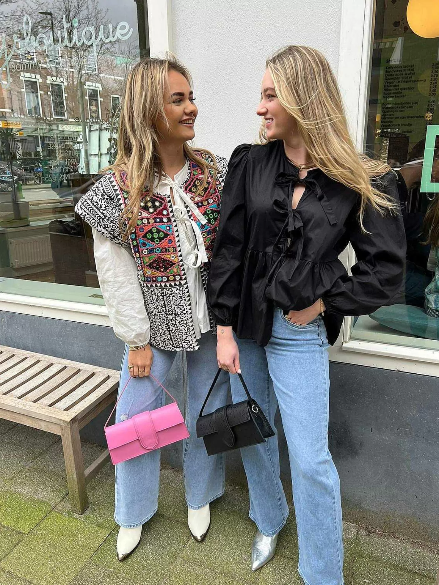 LOF Boutique Tassen>Jasmine Bag Pink