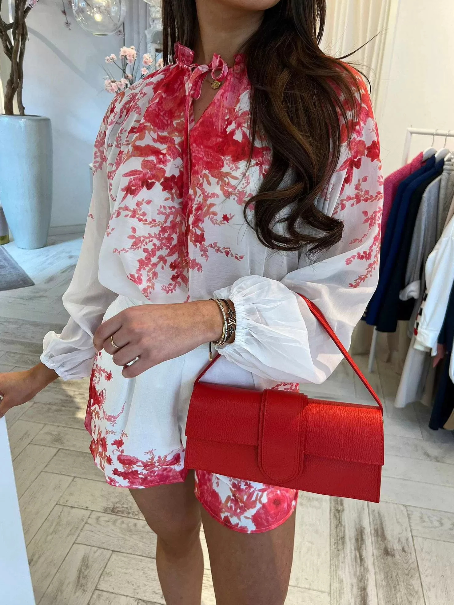 LOF Boutique Tassen>Jasmine Bag Red