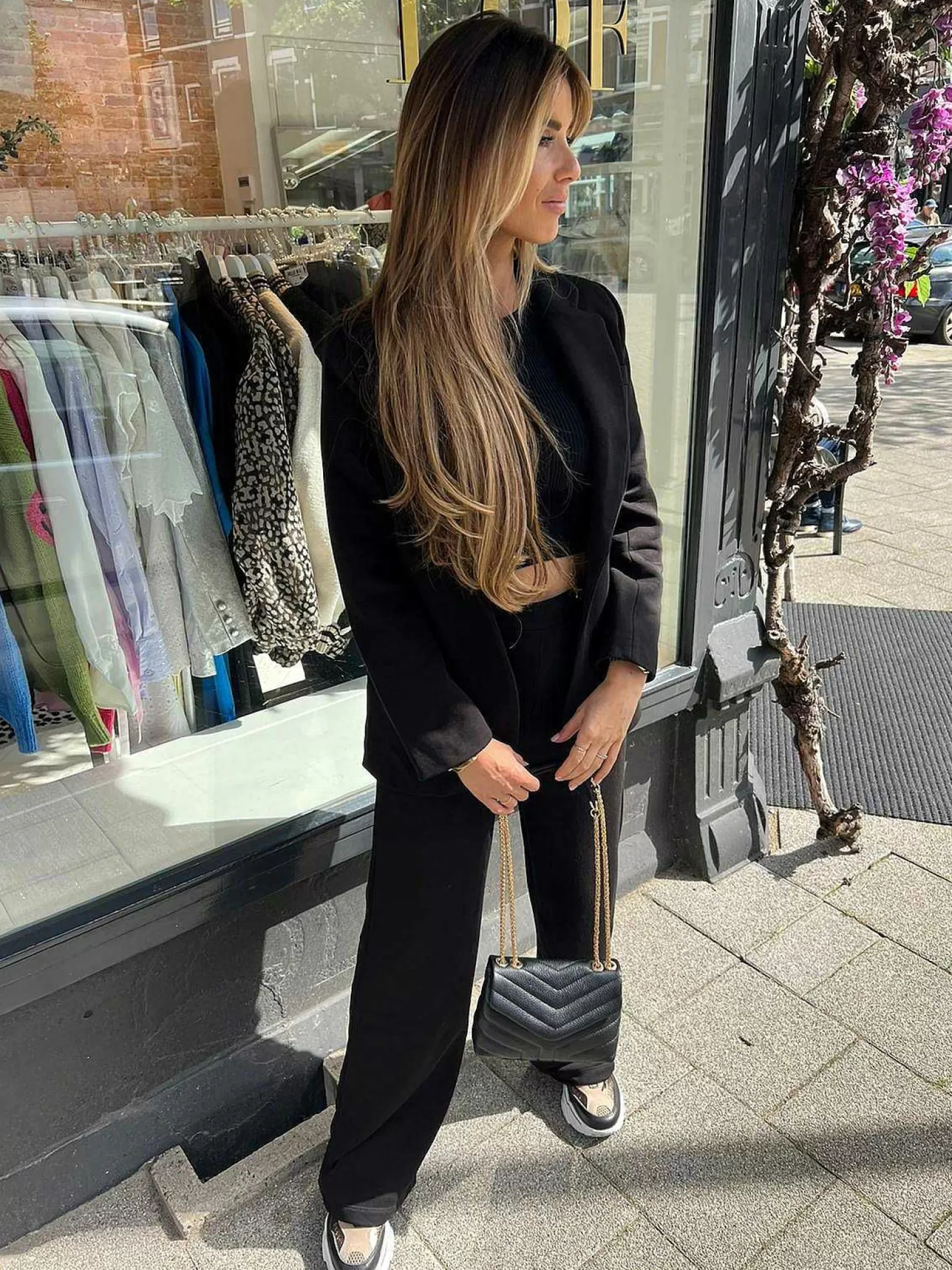 LOF Boutique Sets>Jog Suit Set Black