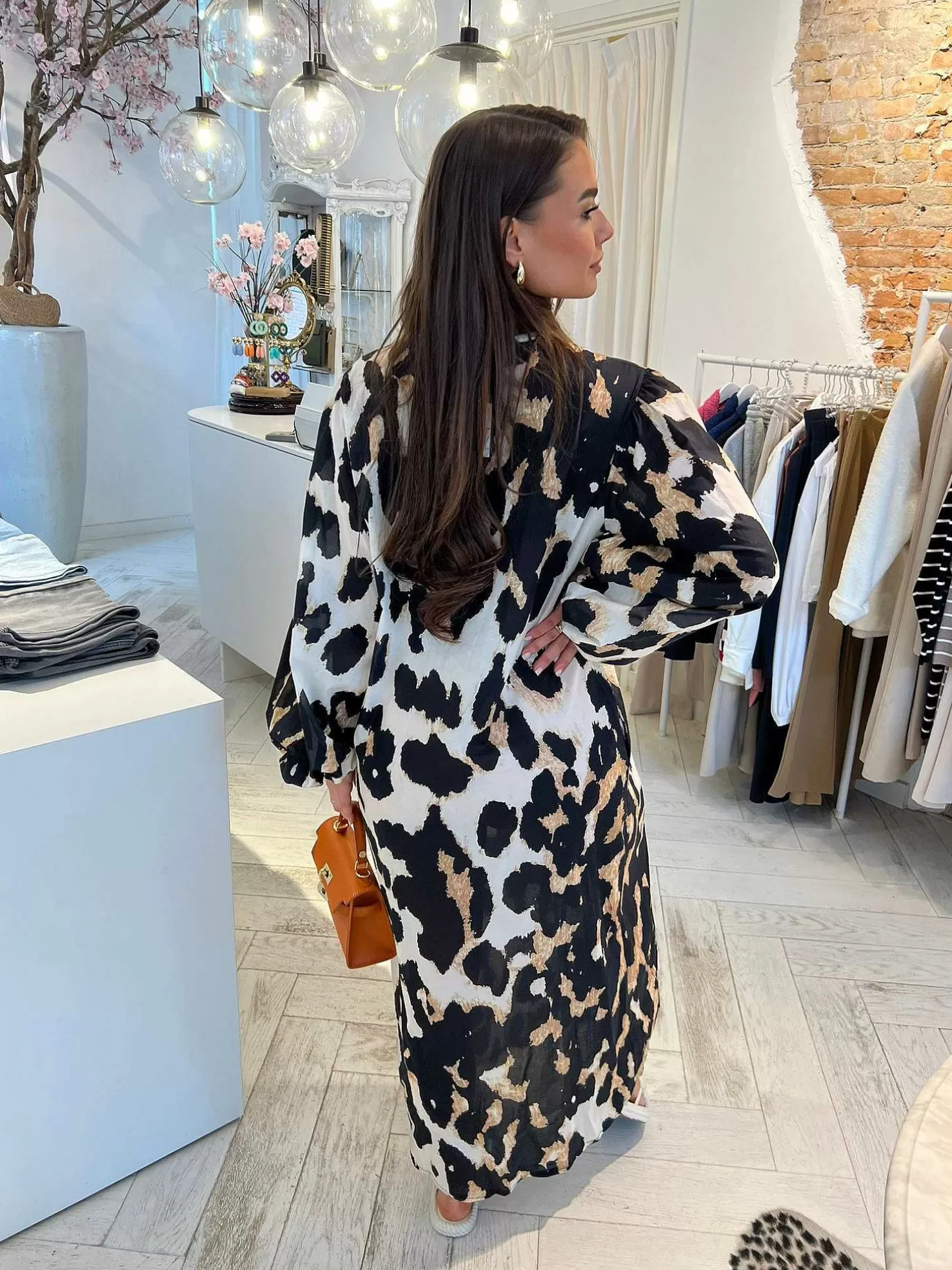 LOF Boutique Jurken>Jolie Leo Maxi Dress