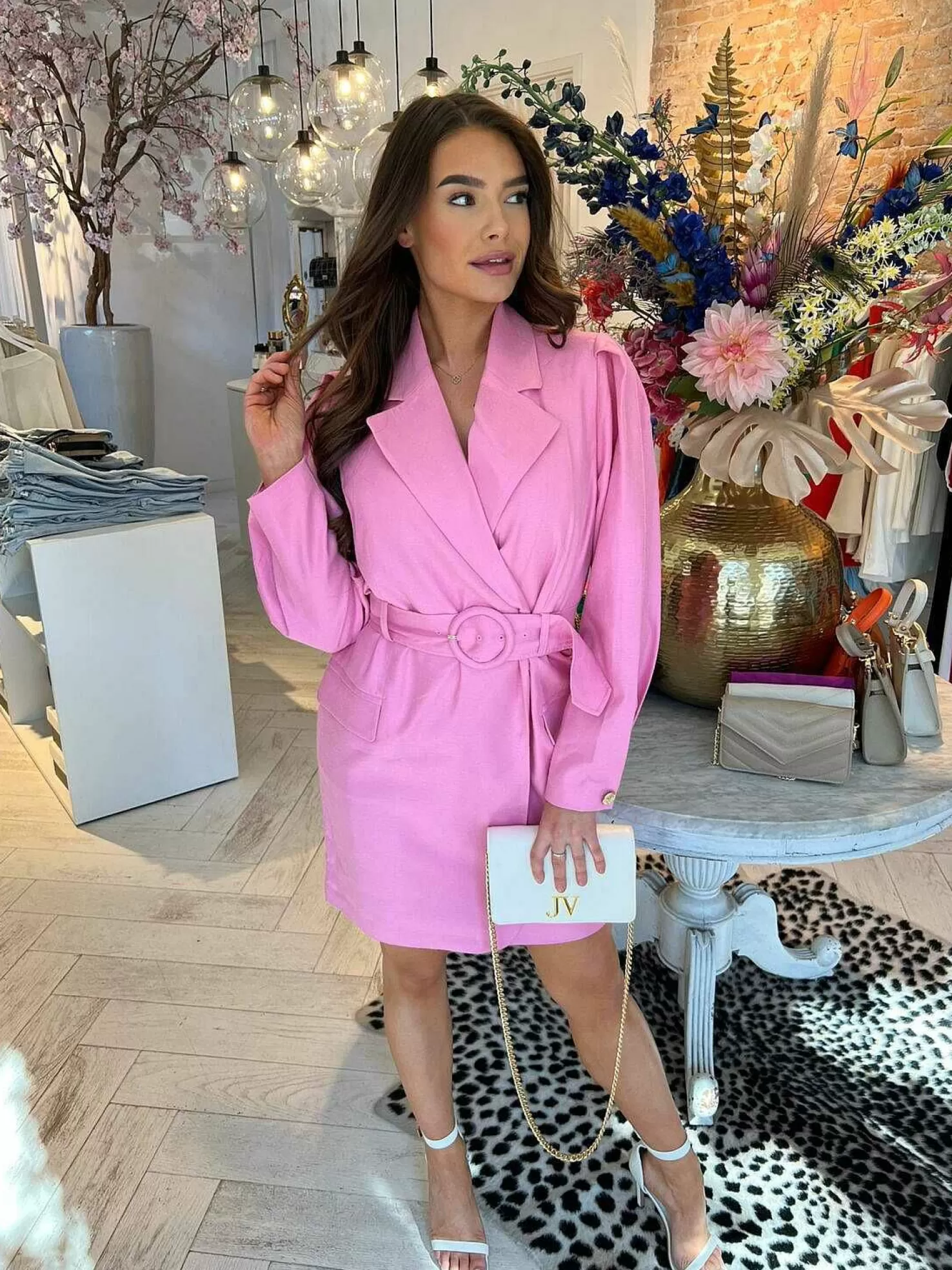 LOF Boutique Jurken>Josh V Babette Dress Fresh Pink