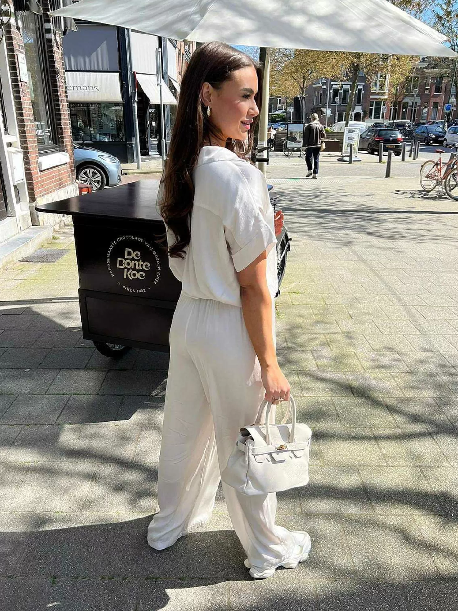 LOF Boutique Sets>Joya Sliky Set Off White