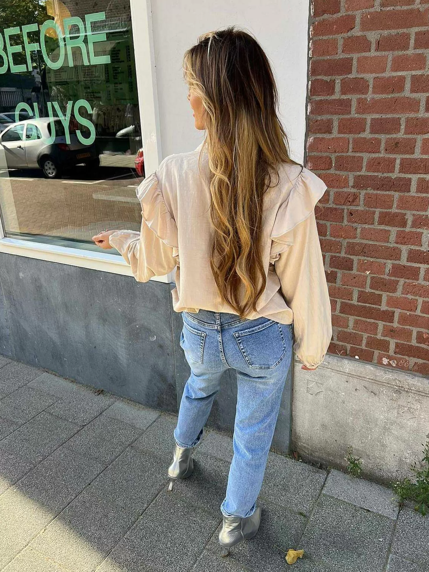 LOF Boutique Tops & Blousjes>June Blouse Beige