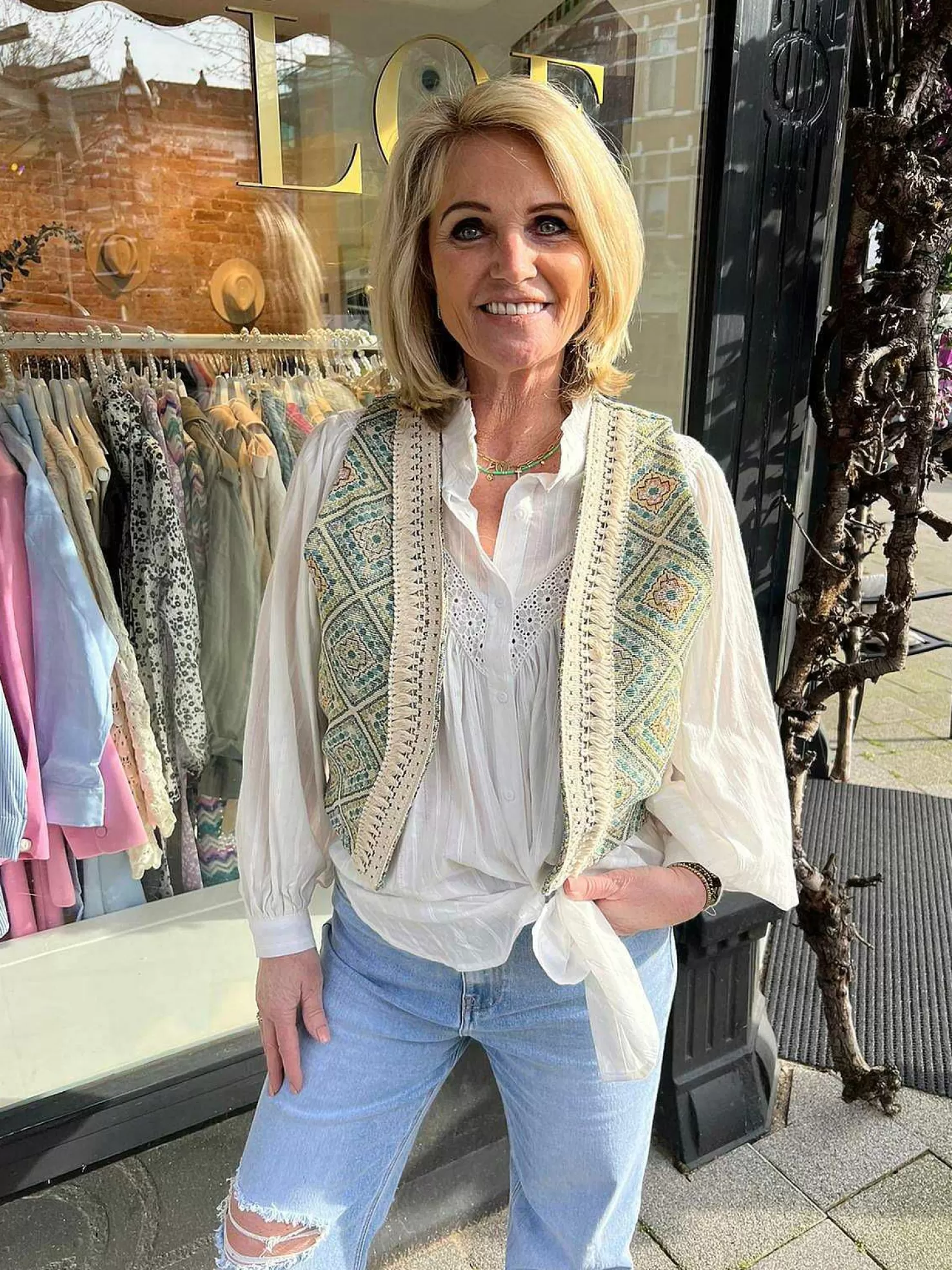 LOF Boutique Tops & Blousjes>Katie Blouse White