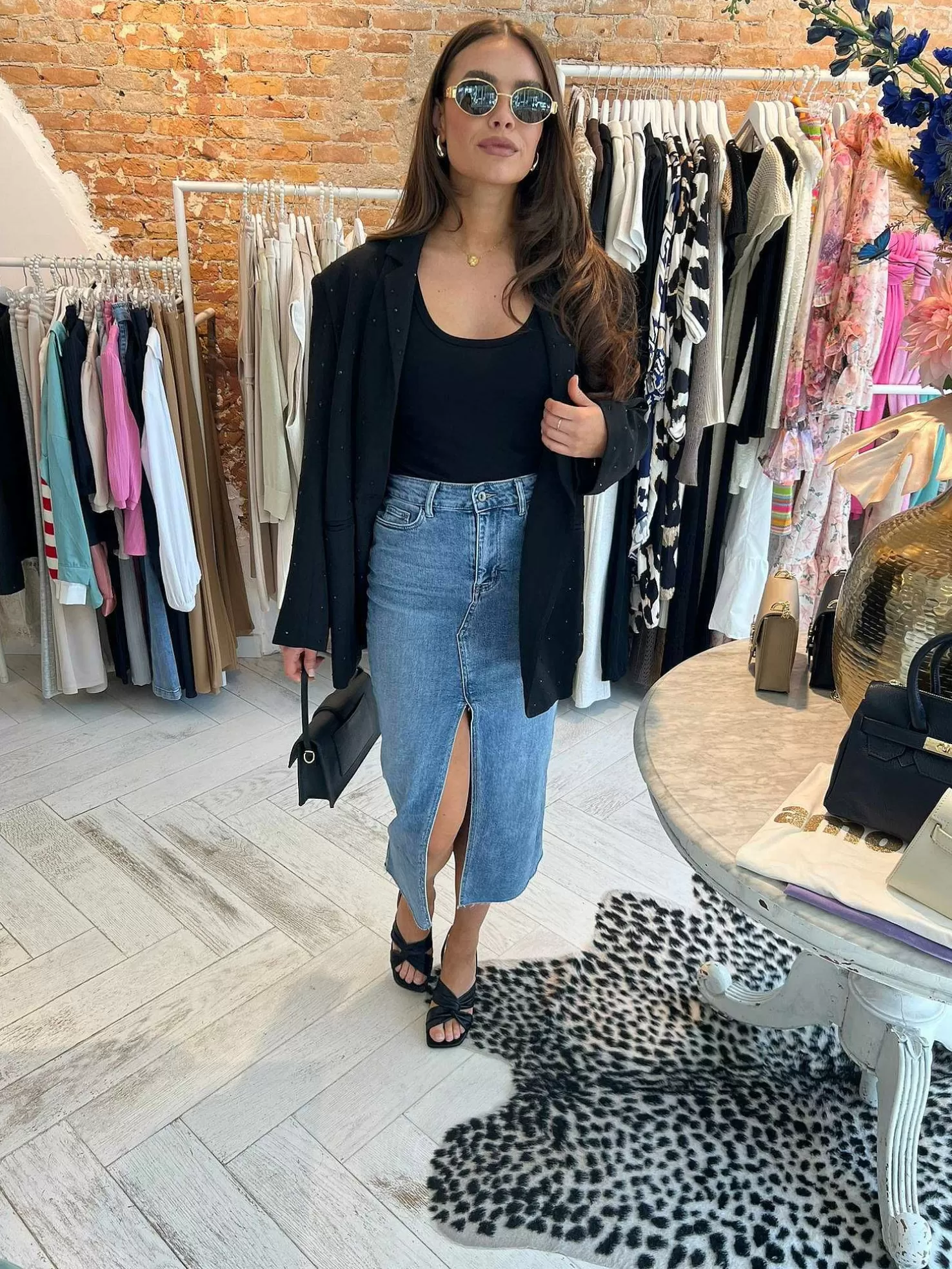 LOF Boutique Blazers>Lara Blazer Black
