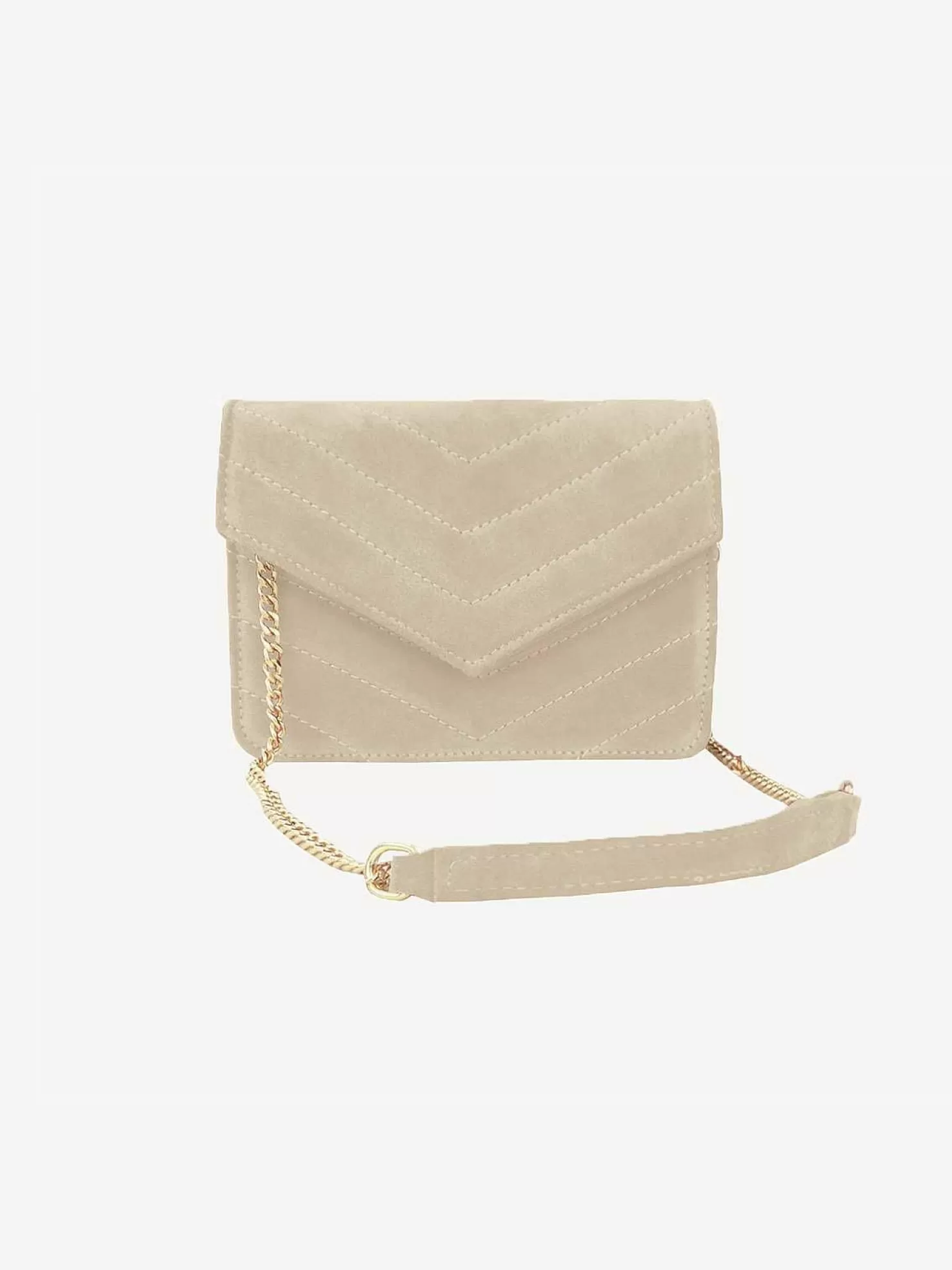 LOF Boutique Tassen>Laurie Bag Suede Beige