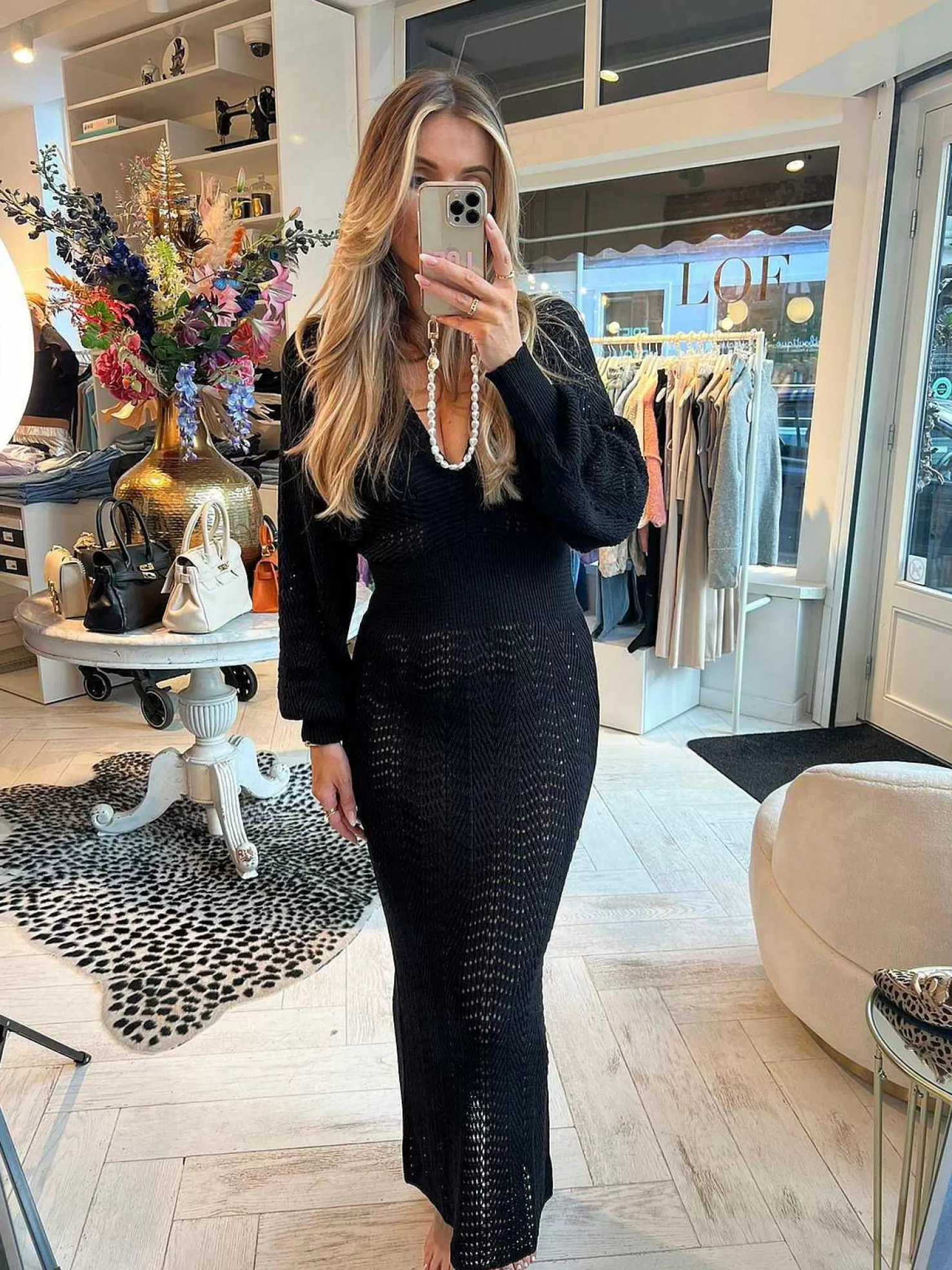 LOF Boutique Jurken>Layla Maxi Dress Black