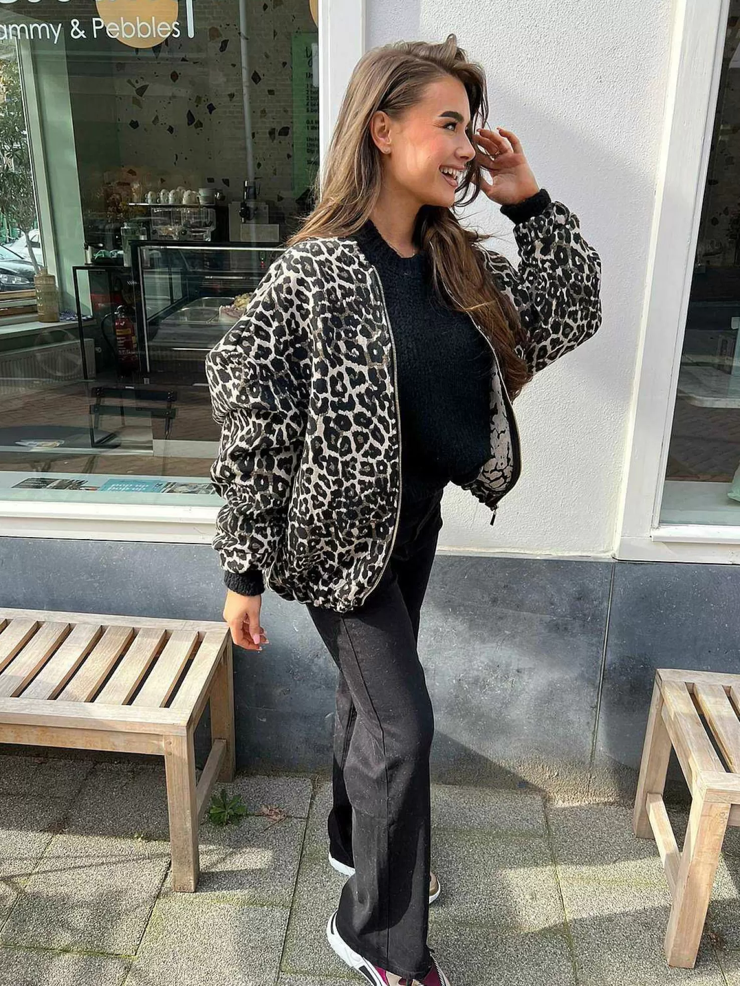 LOF Boutique Jassen>Leo Oversized Bomber Jacket