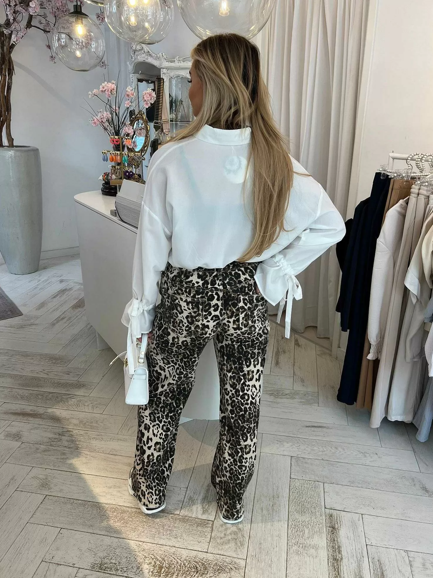LOF Boutique Broeken>Leo Wide Leg Jeans
