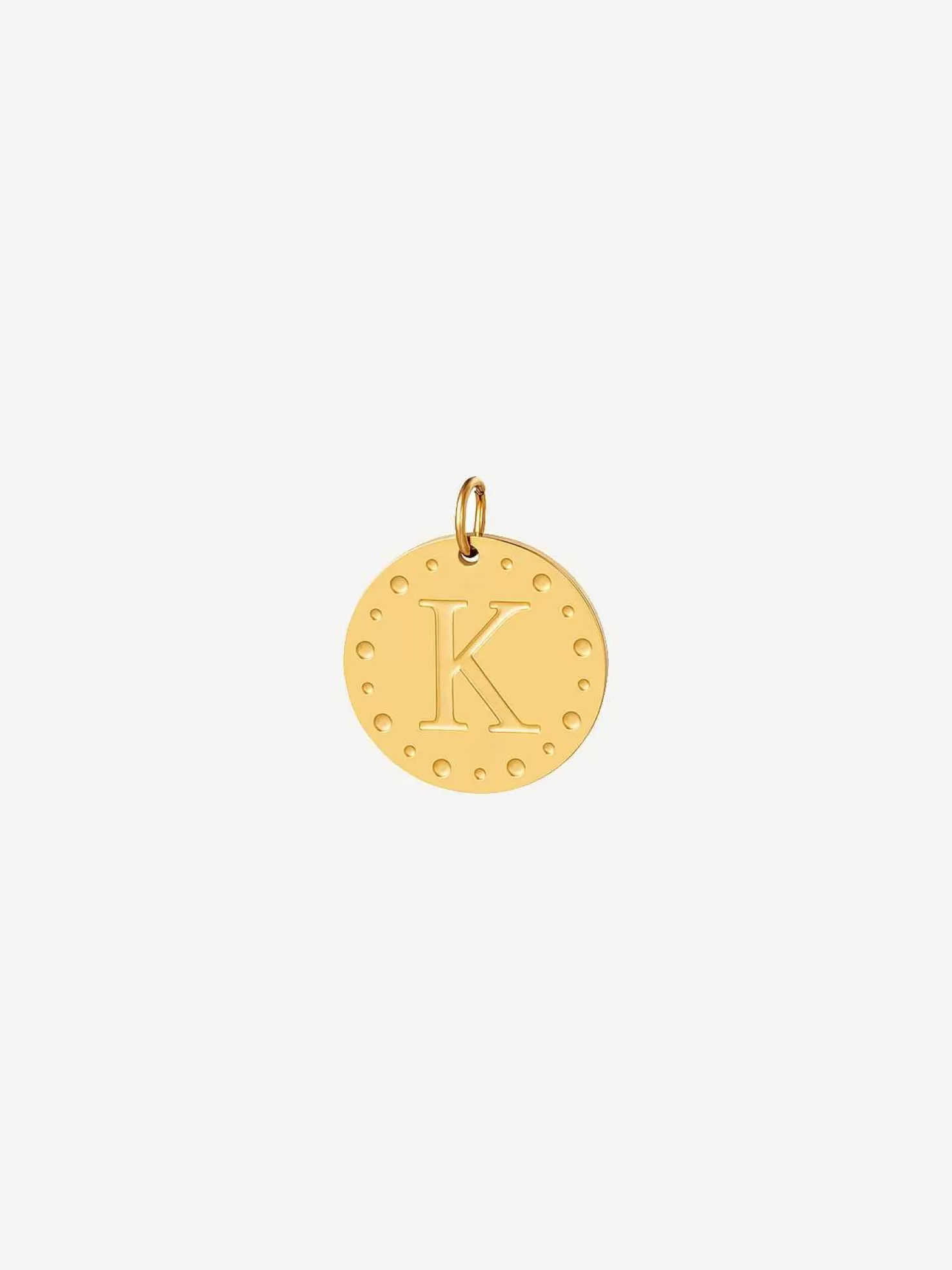 LOF Boutique Kettingen>Letter Bedel Round Gold