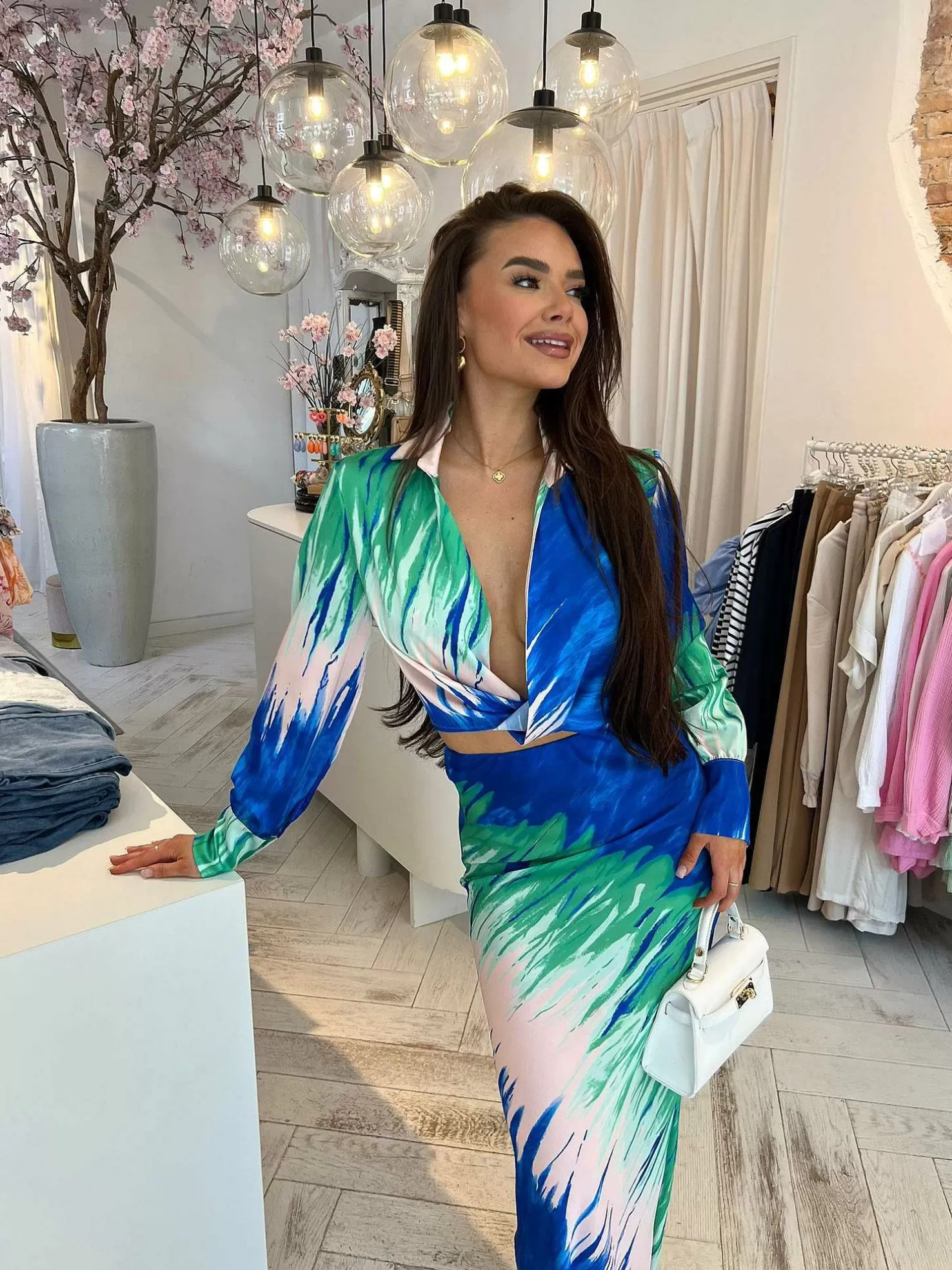 LOF Boutique Sets>Lina 2 Delig Set Blue & Green