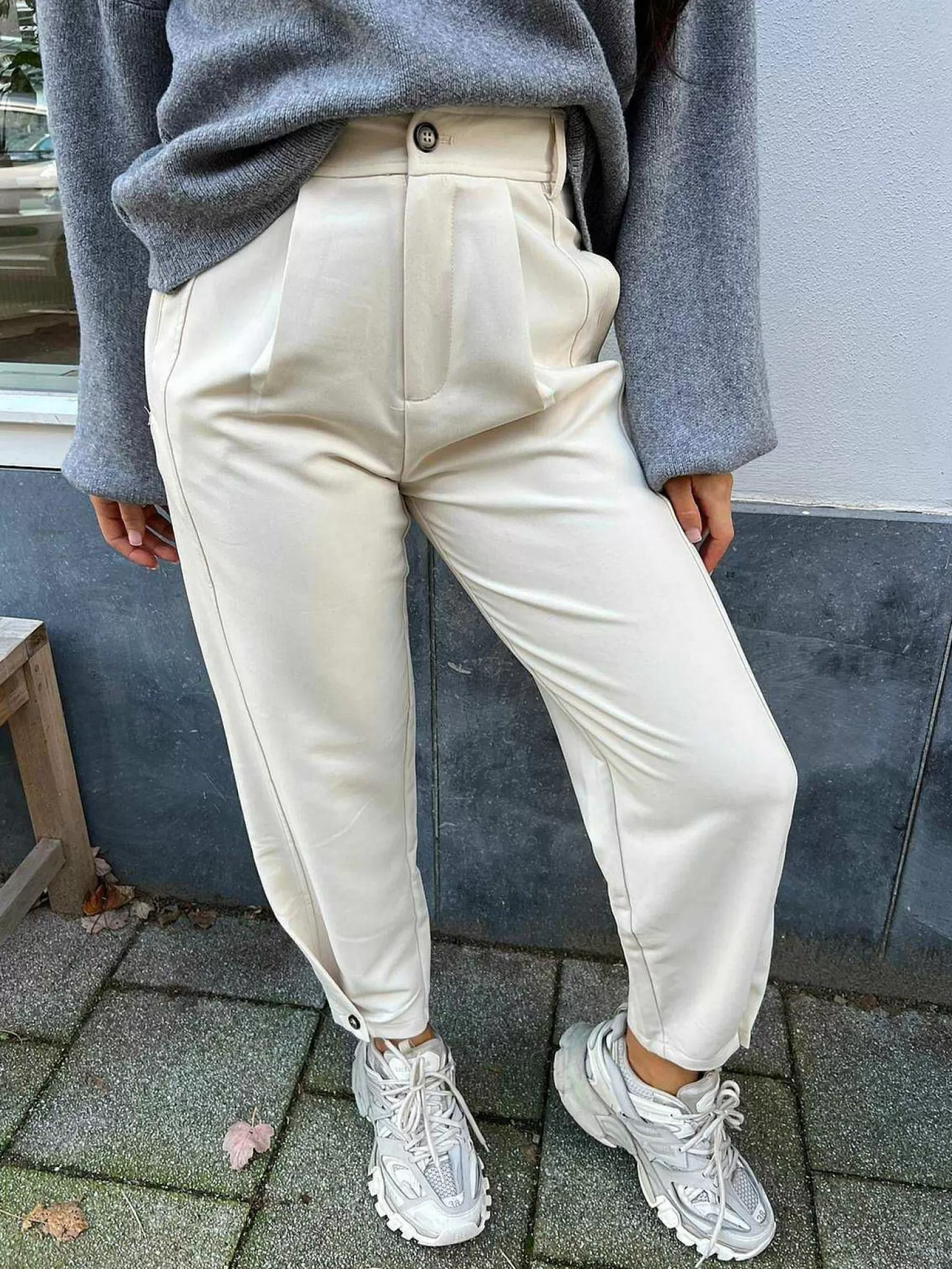 LOF Boutique Broeken>Liv Pantalon Beige