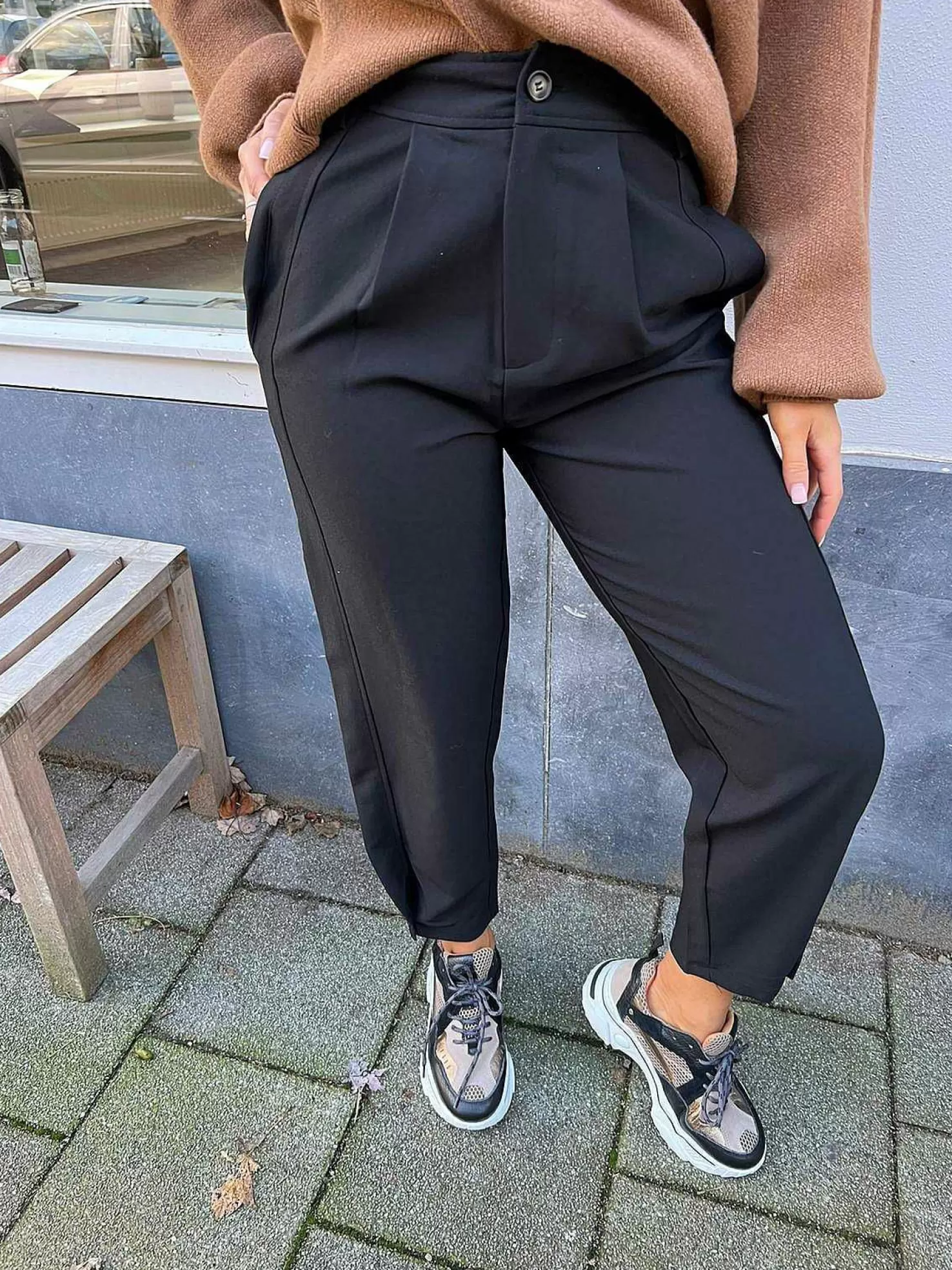 LOF Boutique Broeken>Liv Pantalon Black