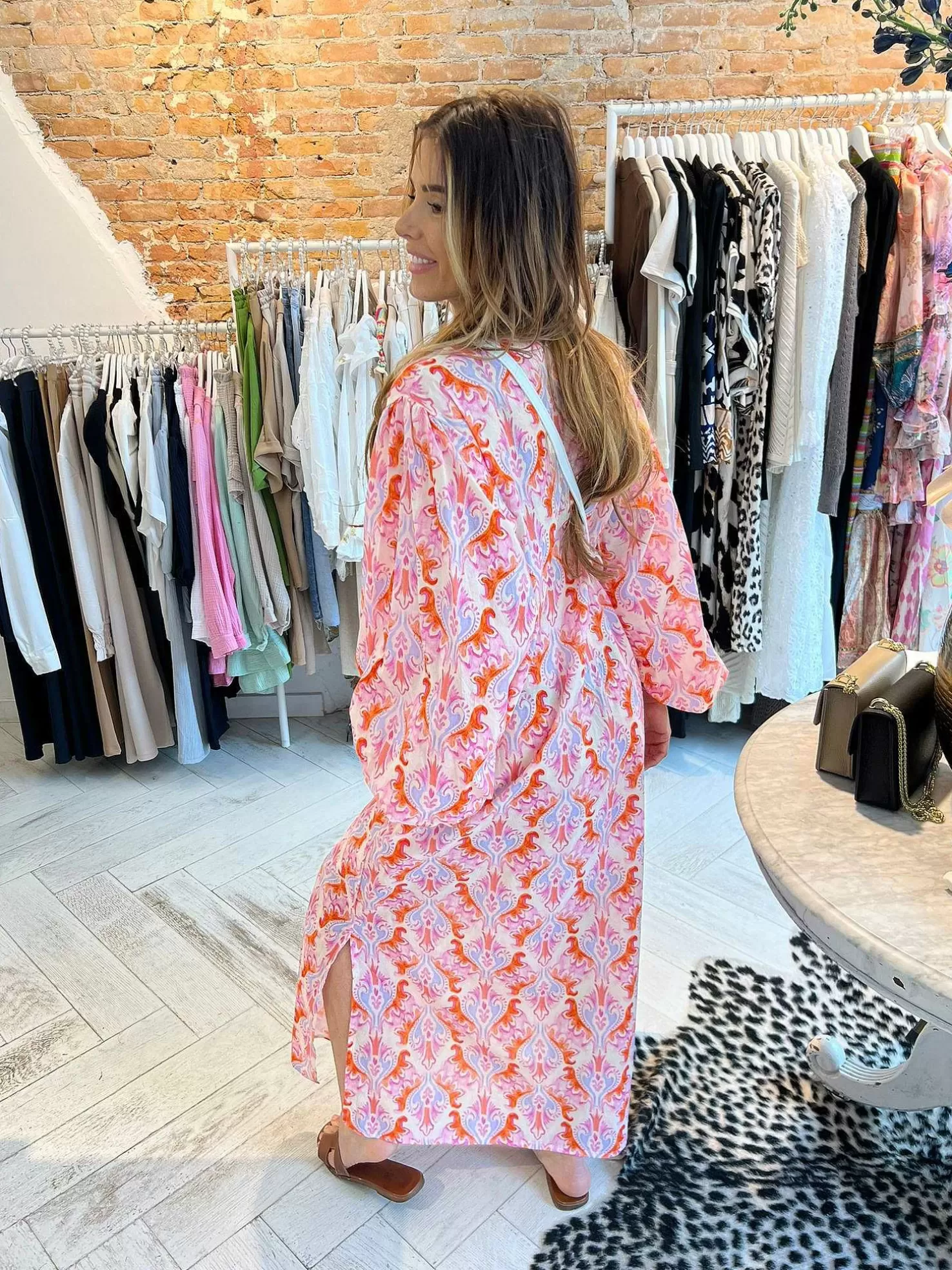 LOF Boutique Jurken>Livia Maxi Dress Pink