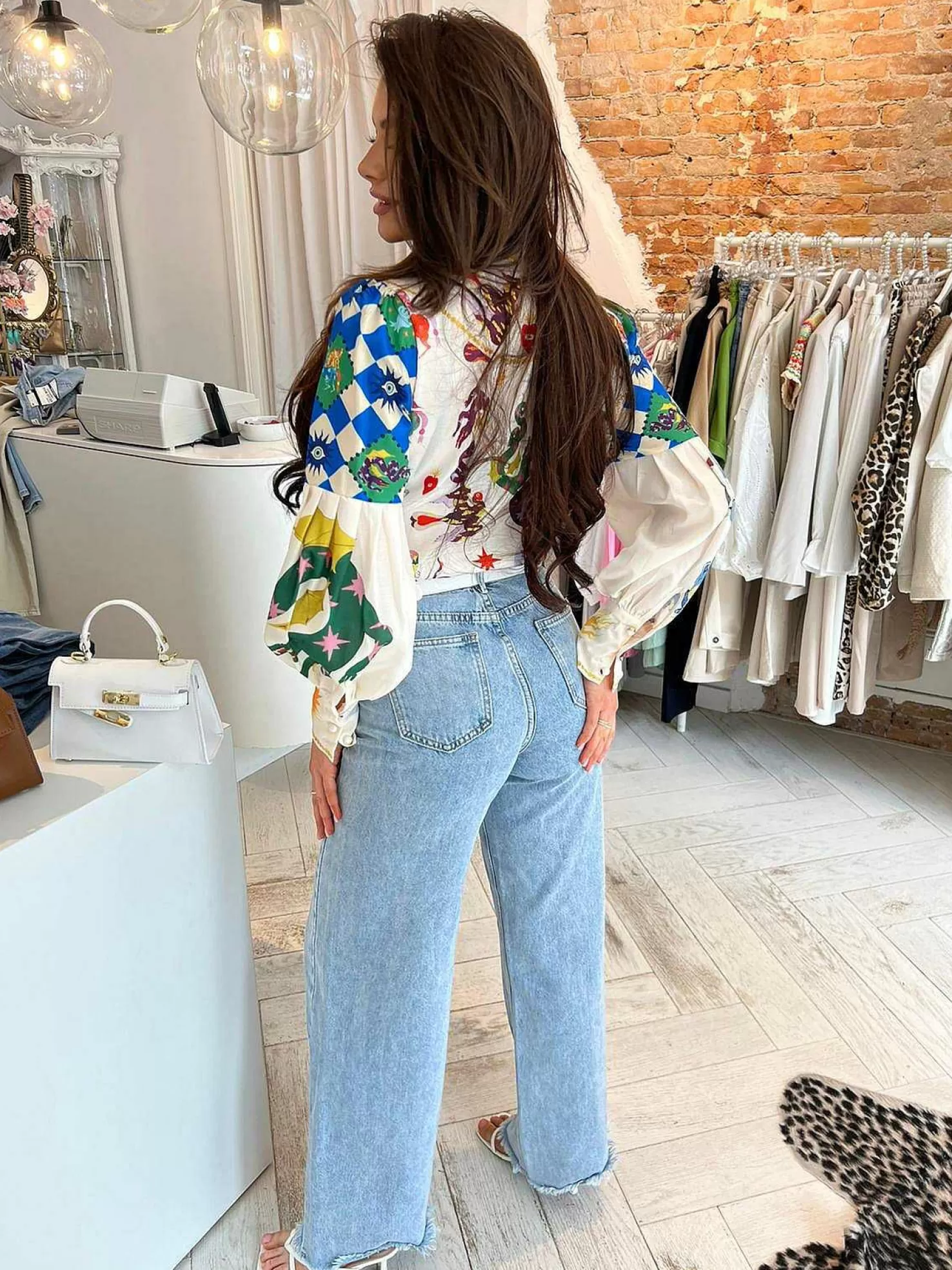 LOF Boutique Tops & Blousjes>Lola Multicolor Blouse